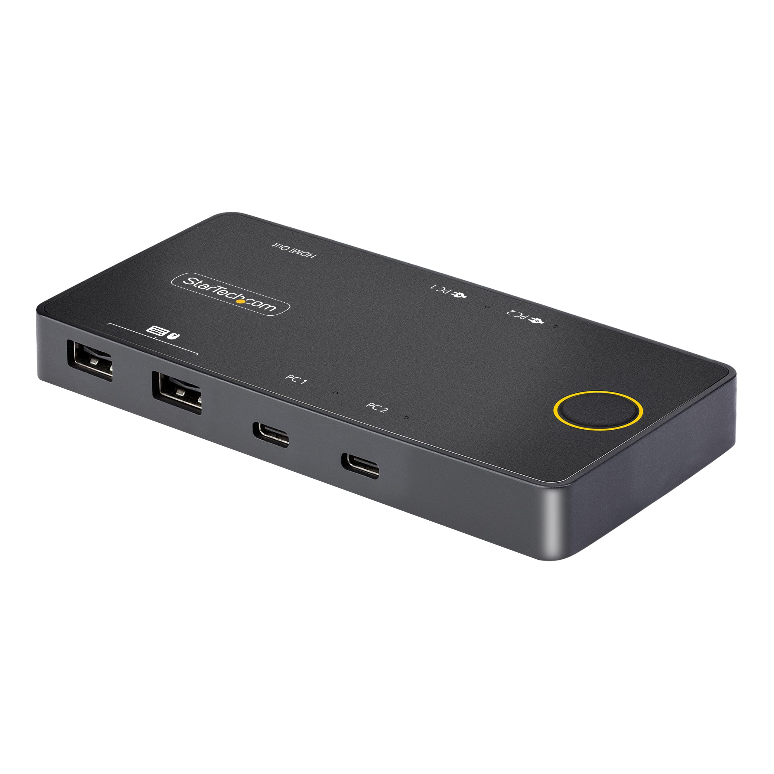 2-Port Usb-C Kvm Switch, Single-4K 60Hz Hdmi Monitor, Dual-100W Power Delivery P