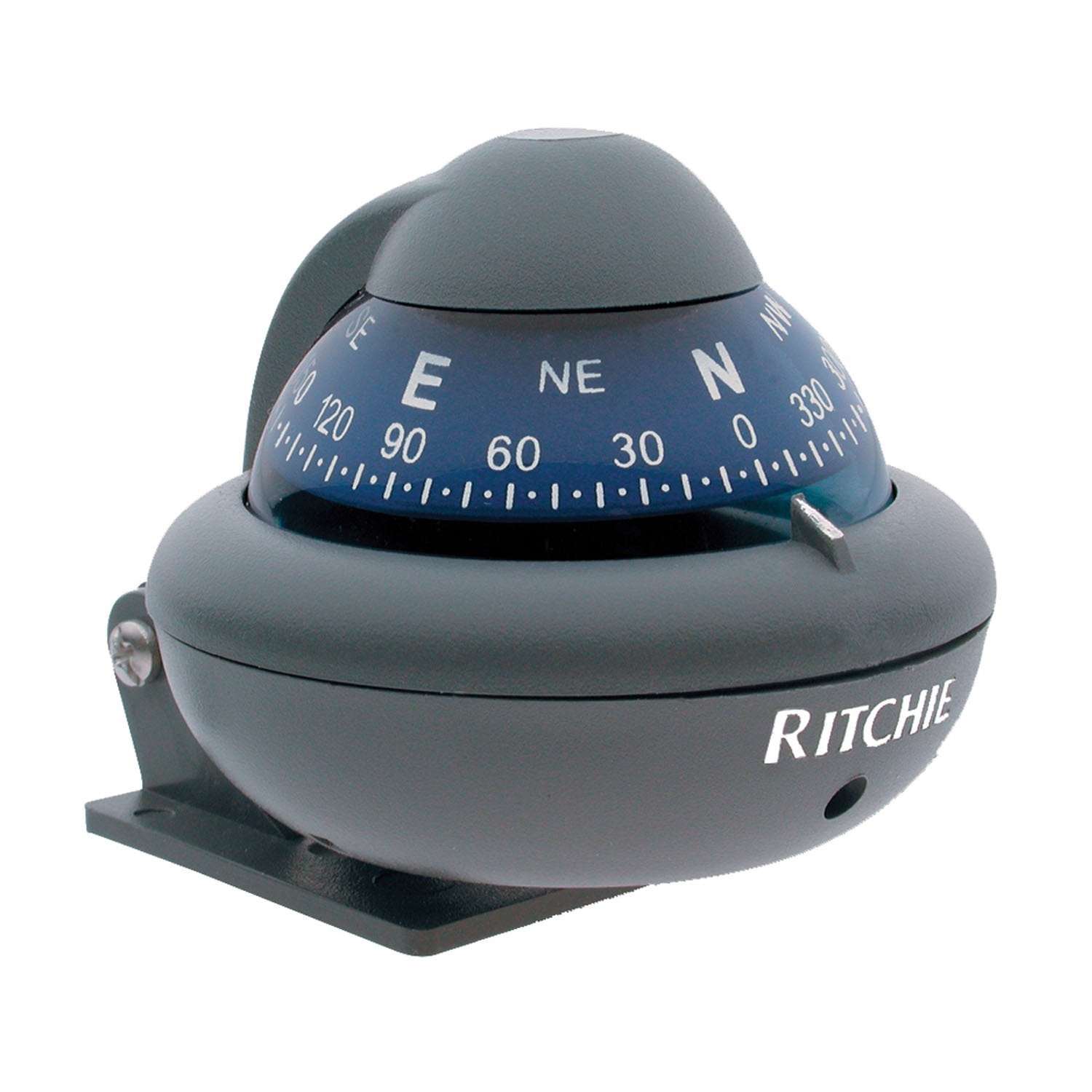 Ritchie X 10 M Explorer Navigator Marine Sport Dial Compass Bracket Mount   Gray