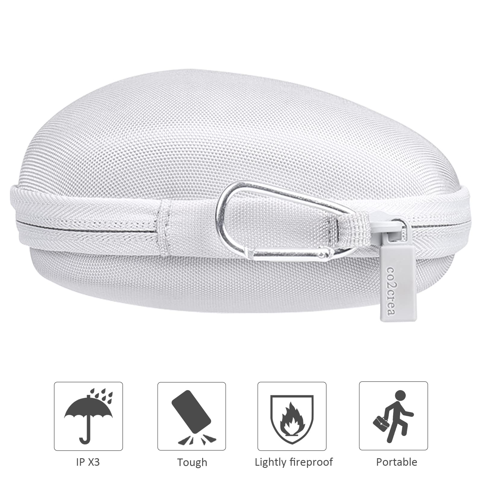 Co2Crea Hard Case Replacement For Logitech Mx Master 3 Master 3S Advanced Wireless Mouse (Mid Grey Case)