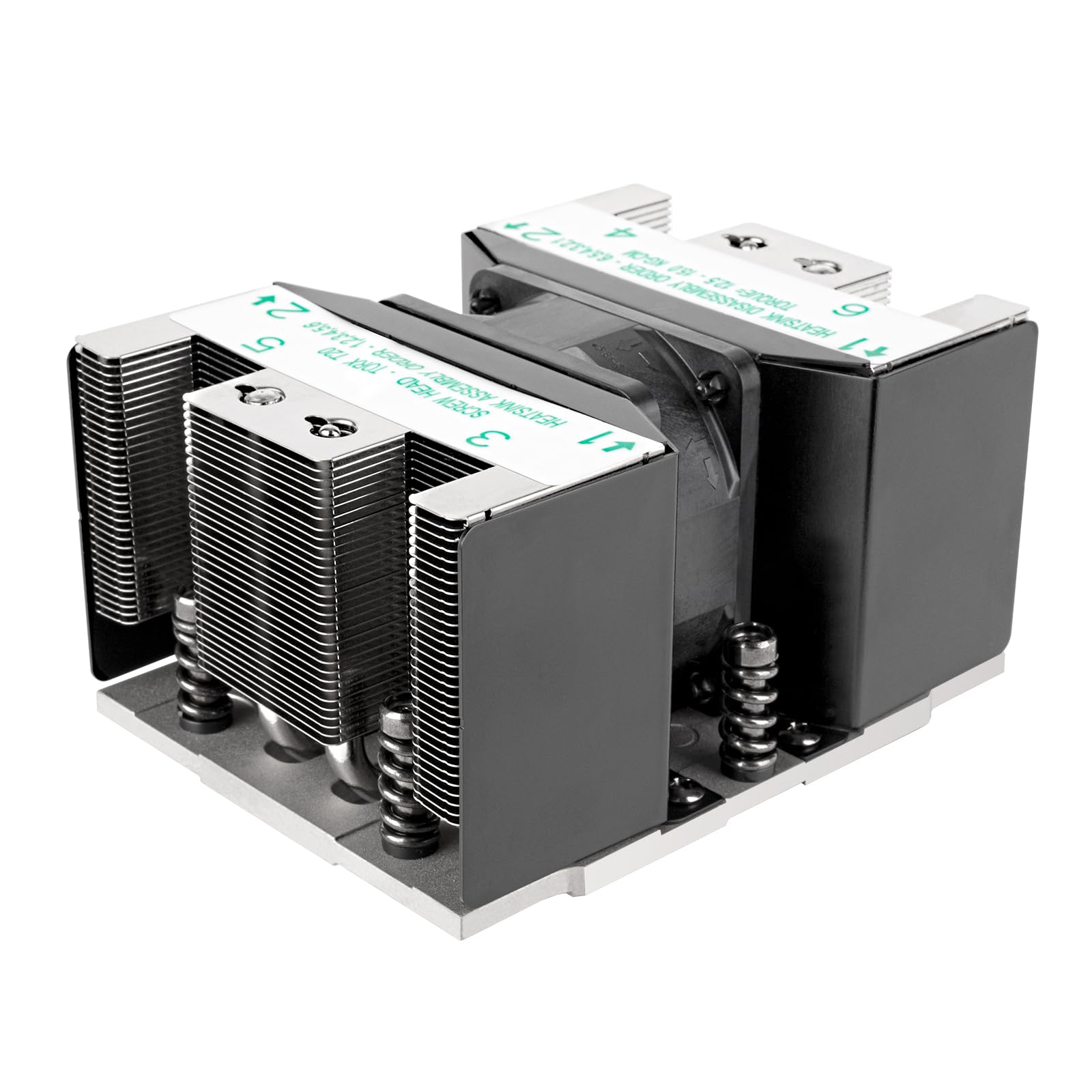 Silverstone SstXe02Sp5B 2U Small Form Factor Server/Workstation Cpu Cooler For Amd Sp5 Sockets