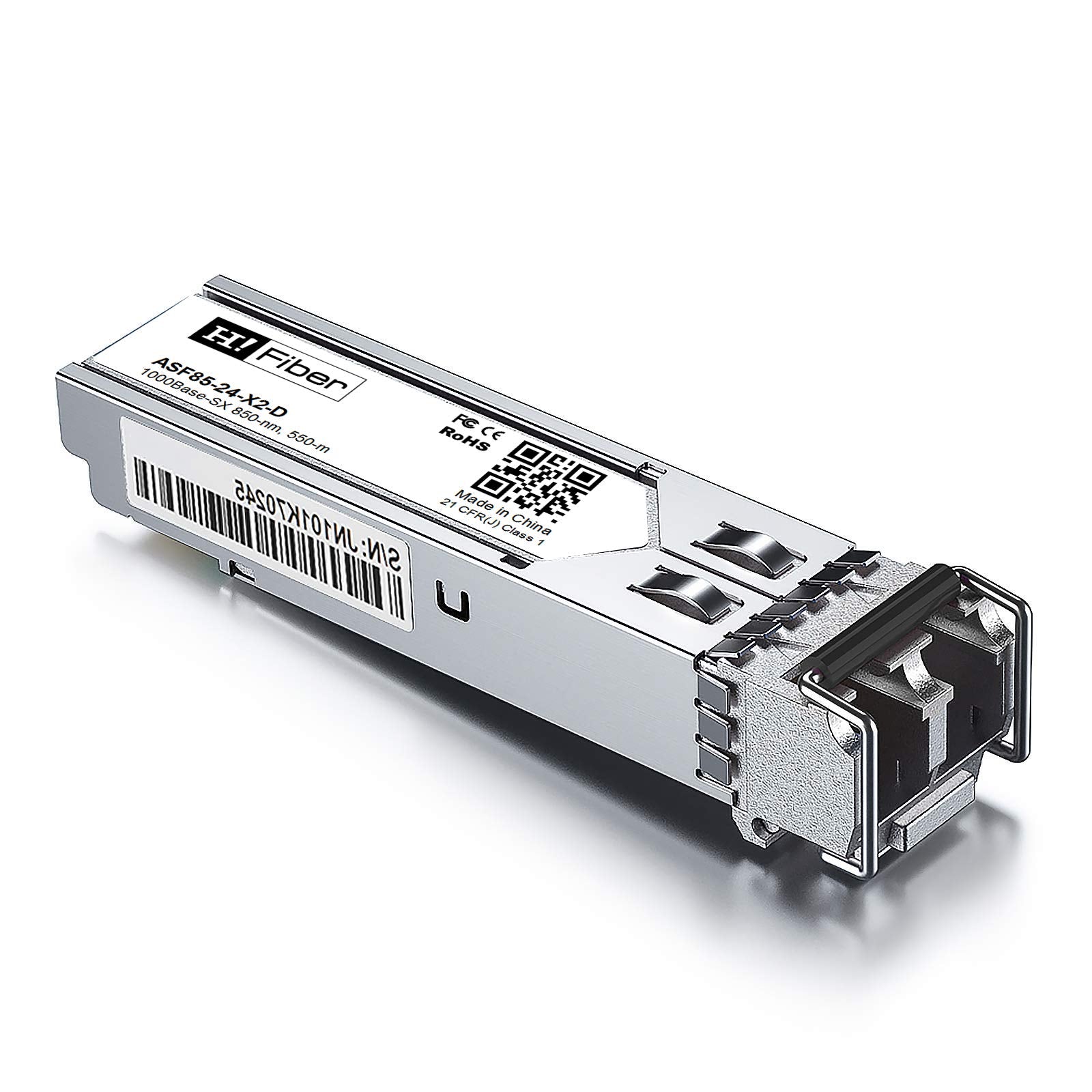H!Fiber 1.25G Multimode Sfp Lc Module, 1000Base-Sx Sfp Transceiver, Mmf 850Nm, 550M, Ddm, For Netgear Agm731F, Mikrotik S-85Dlc0