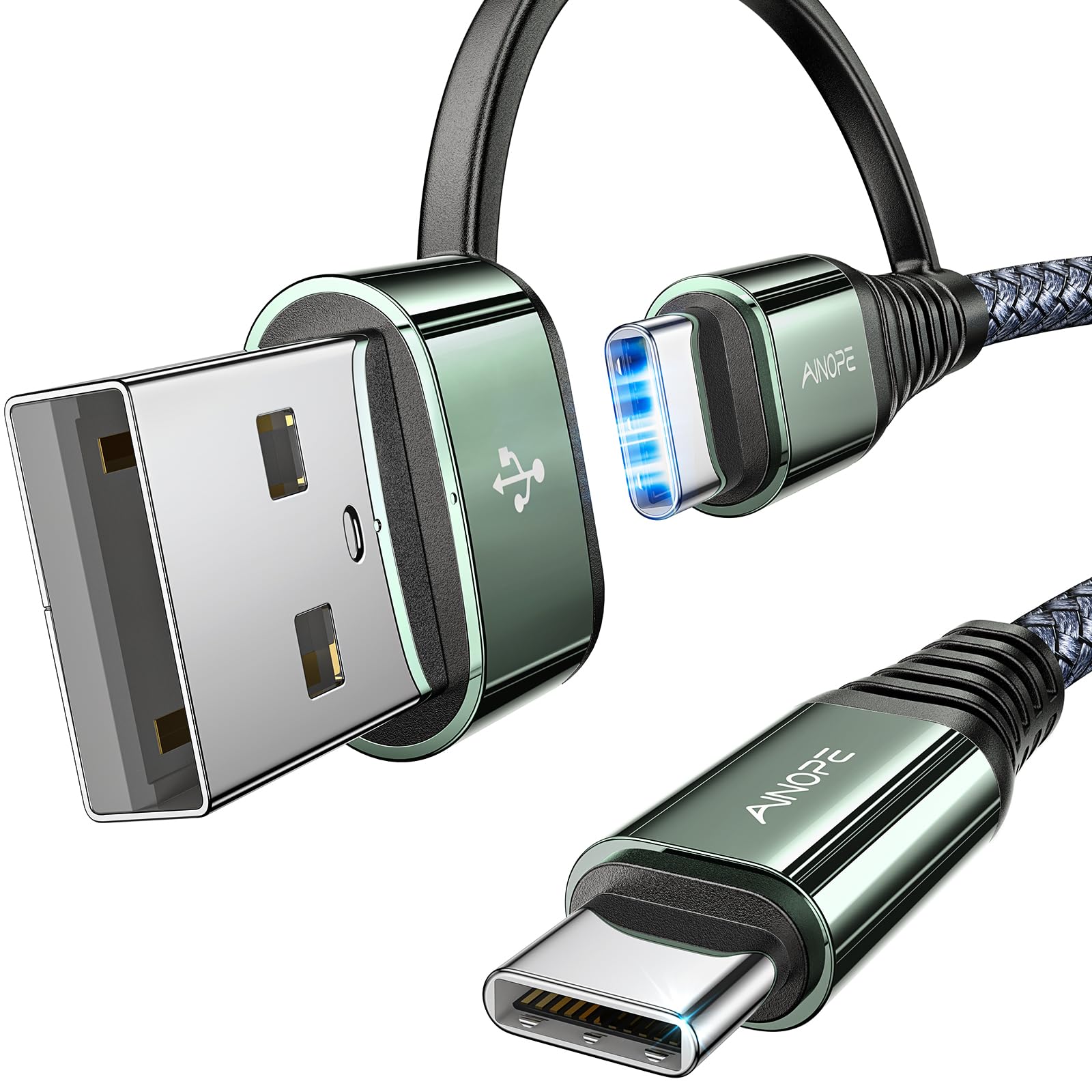 Ainope Car Carplay Cable For Iphone 15, 3Ft Usb A To Usb C For Carplay Usb C Cord Fast Charging Carplay Adapter For Apple Carpla