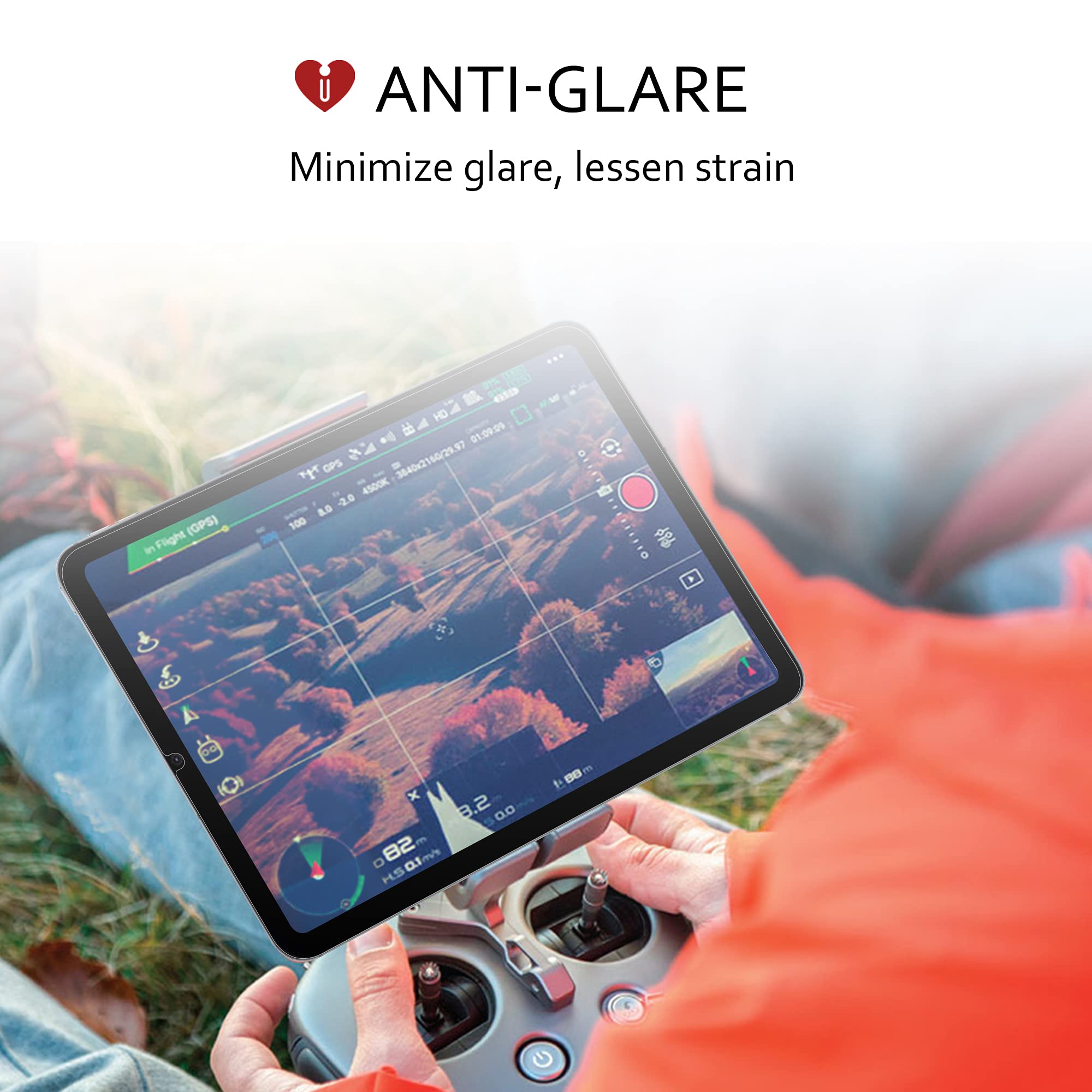 Icarez Anti Glare Matte Screen Protector For Ipad Mini 6 2021 8.3 Inch Paper Feeling Reduce Fingerprint Bubble Free With Hinge I