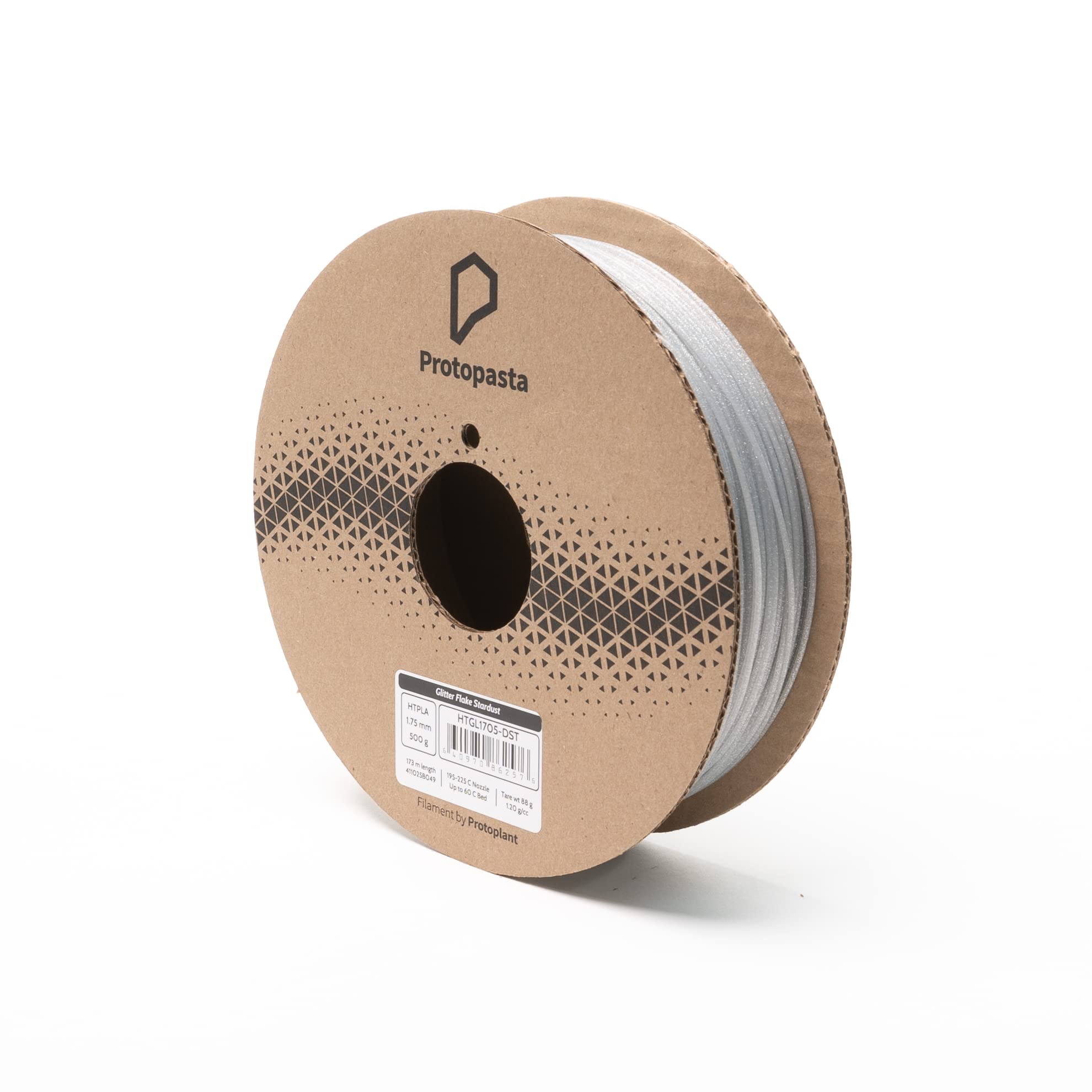 Protopasta 3D Printer Filament | Pla Filament 1.75Mm | Stardust Glitter Ht Pla | 500G Spool
