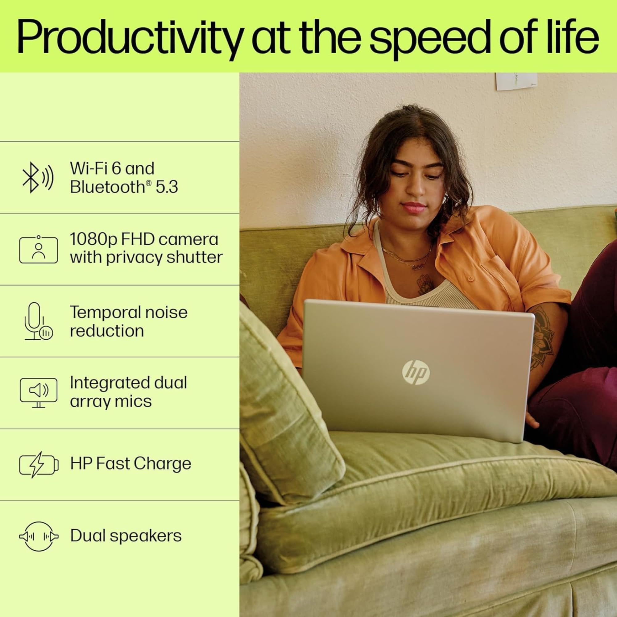 Hp Pro 250 Intel 10-Core I5 High-Performing Laptop, 64Gb Ram, 1Tb Ssd, Intel Iris Xe Graphics, Wi-Fi 6, Usb-C, 15.6'' Fhd, Windo