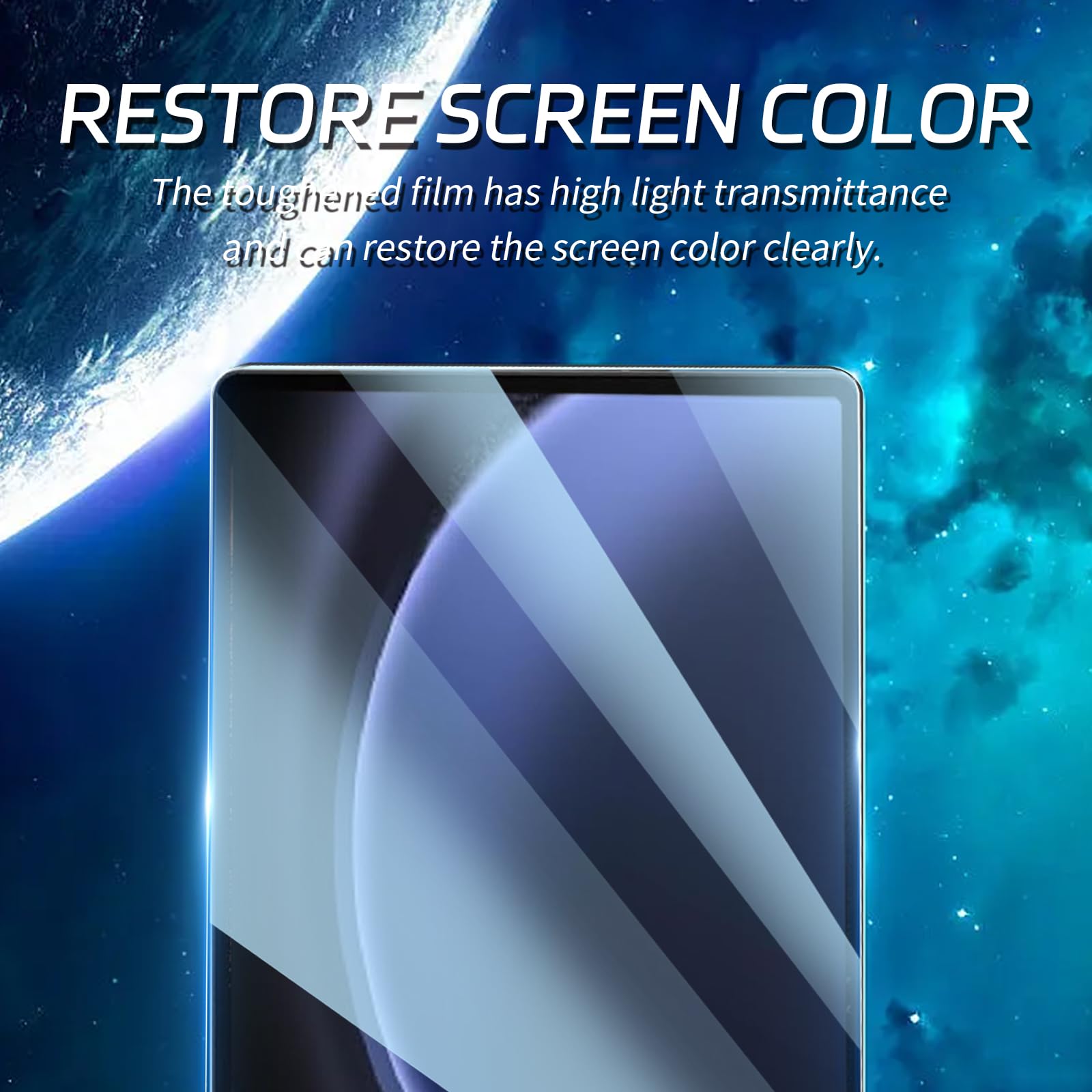 Zenrich [2Pack] Anti Blue Light Tempered Glass Screen Protector For Samsung Galaxy Tab S9 Fe/Tab A9 Plus/Tab S9/ Tab S8/Tab S7 W