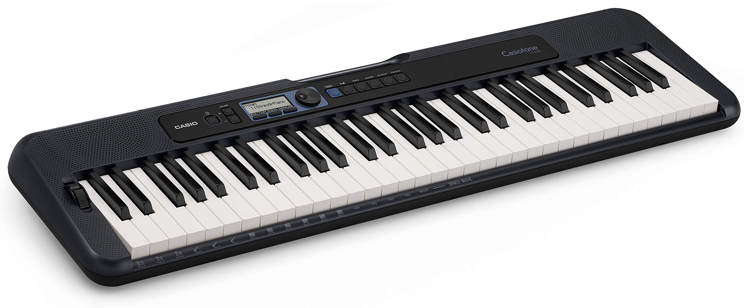 Casio Ct S300 61 Key Premium Keyboard Package With Headphones, Stand, Power Supply, 6 Foot Usb Cable And Emedia Instructional So