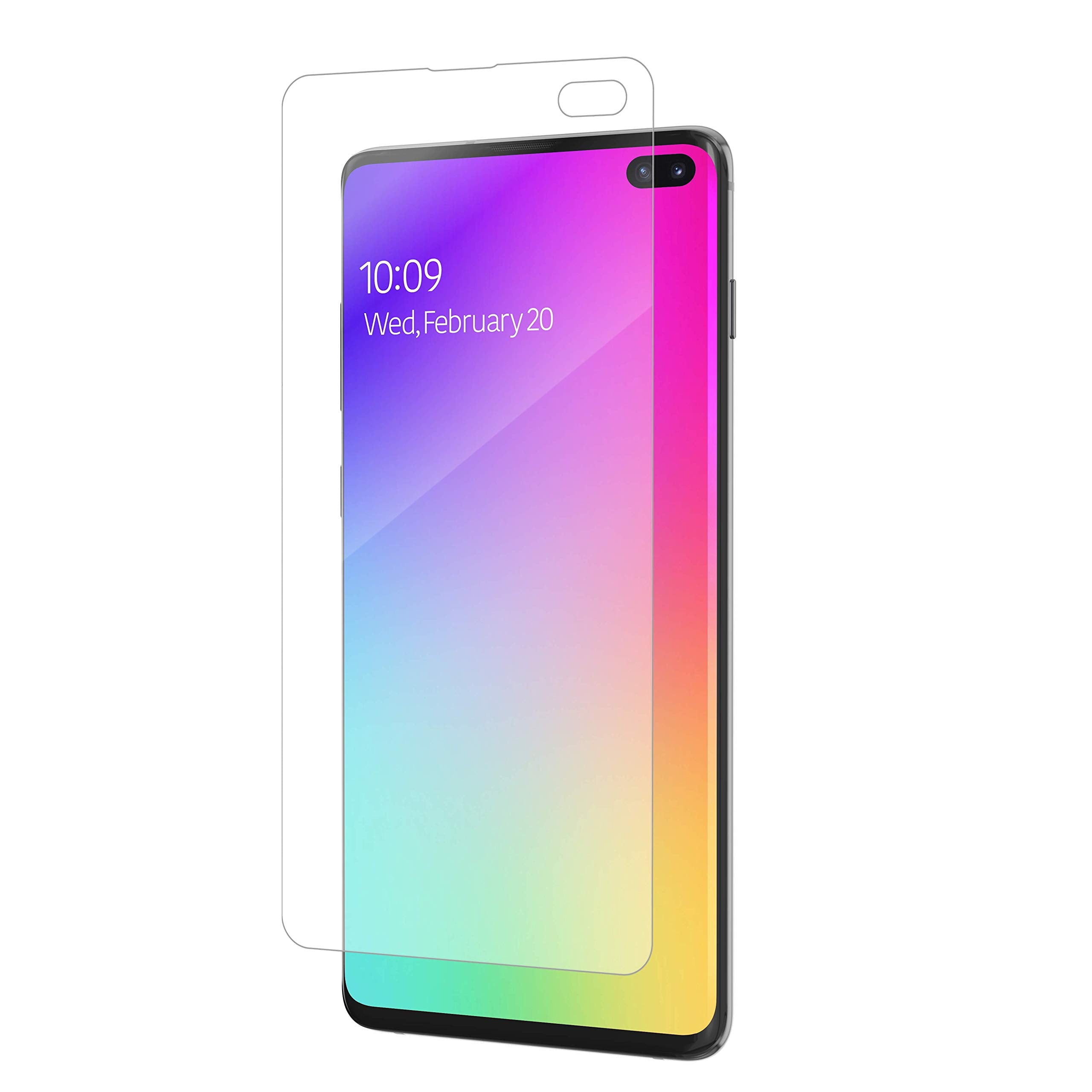 Zagg Invisibleshield Ultra Visionguard   Protect Your Eyes And Your Phone   For Samsung Galaxy S10+   Case Friendly Screen Prote