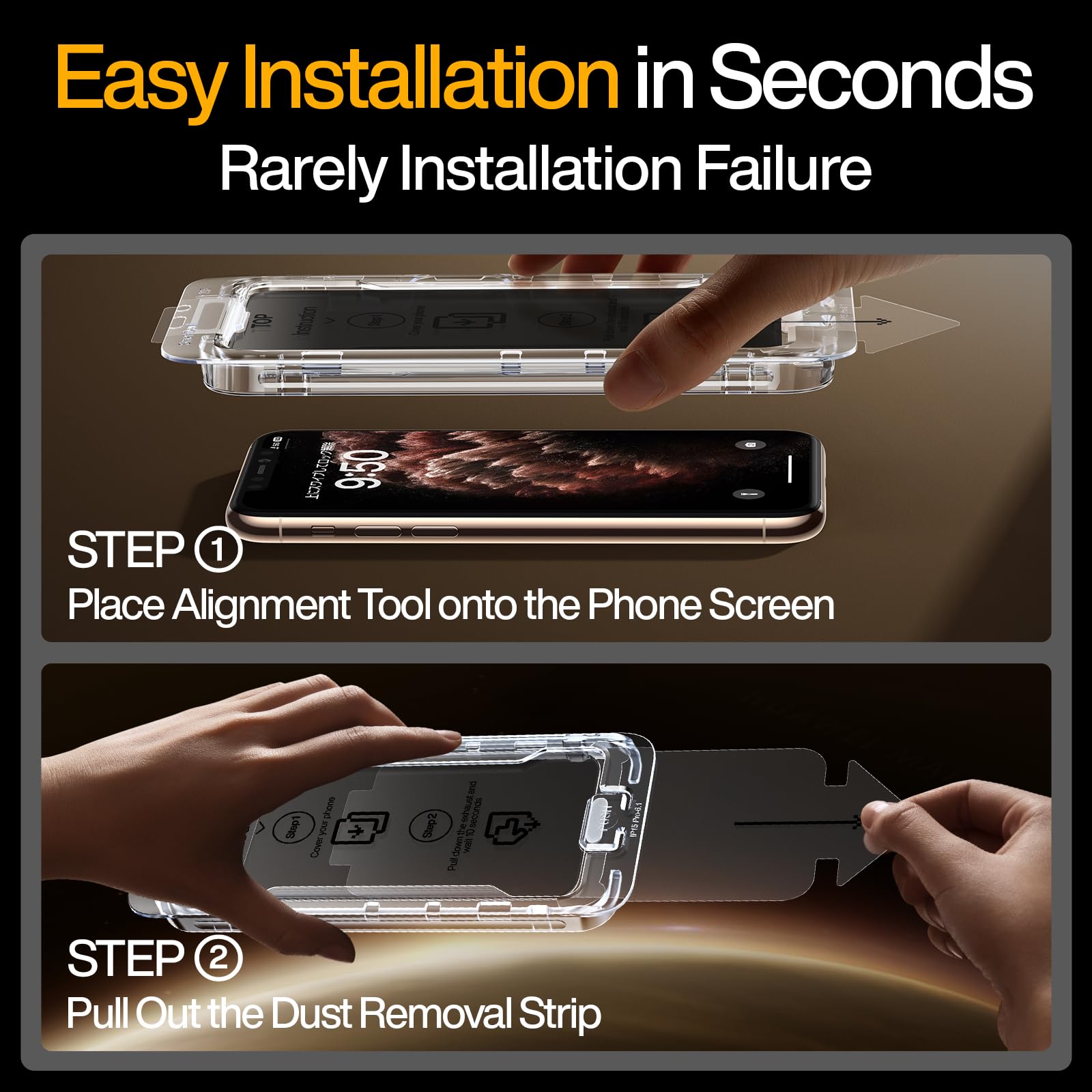 Smartdevil 2Pack For Iphone 14 Pro Privacy Screen Protector With 2Pack Camera Lens Protector, 9H Protection Anti Spy Privacy Gla