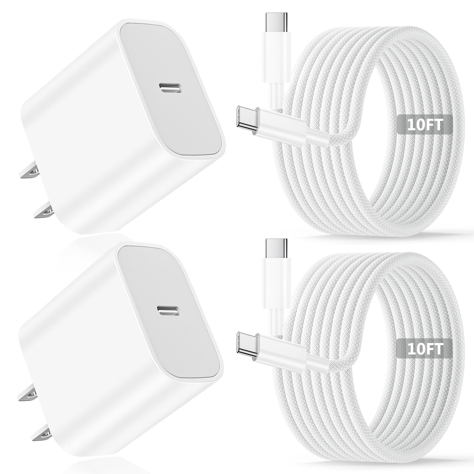 20W USB C Fast Charger for iPad A16 11th/10th Generation,iPad Pro 13/12.9/11 inch,iPad Air 13/11 M4/M3/M2,Air 5th/4th,Mini 6/7,1
