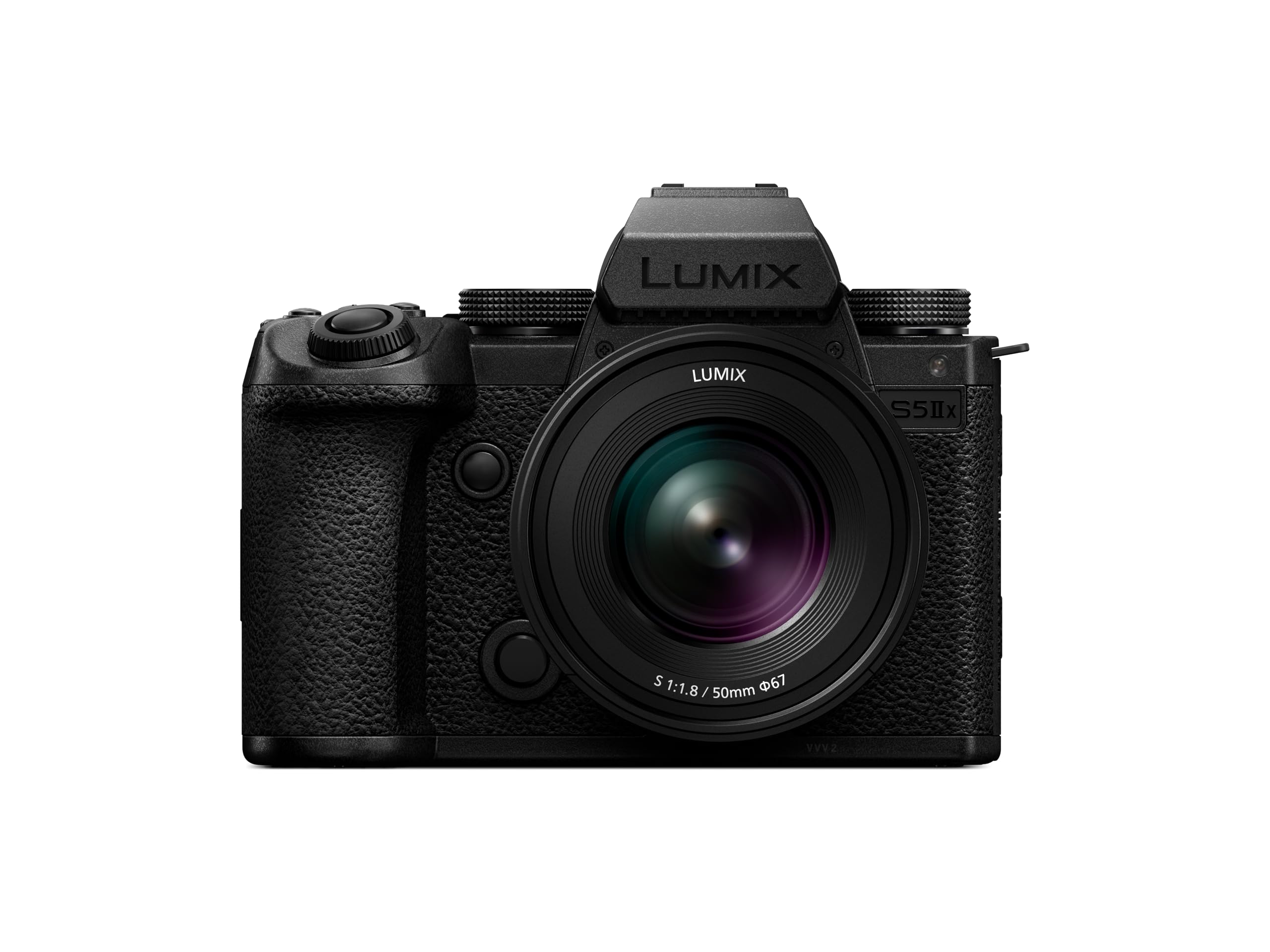 Panasonic LUMIX S5IIX Mirrorless Camera, 24.2MP Full Frame Phase Hybrid AF, Unlimited Recording, 5.8K Pro-Res, RAW, IP Streaming