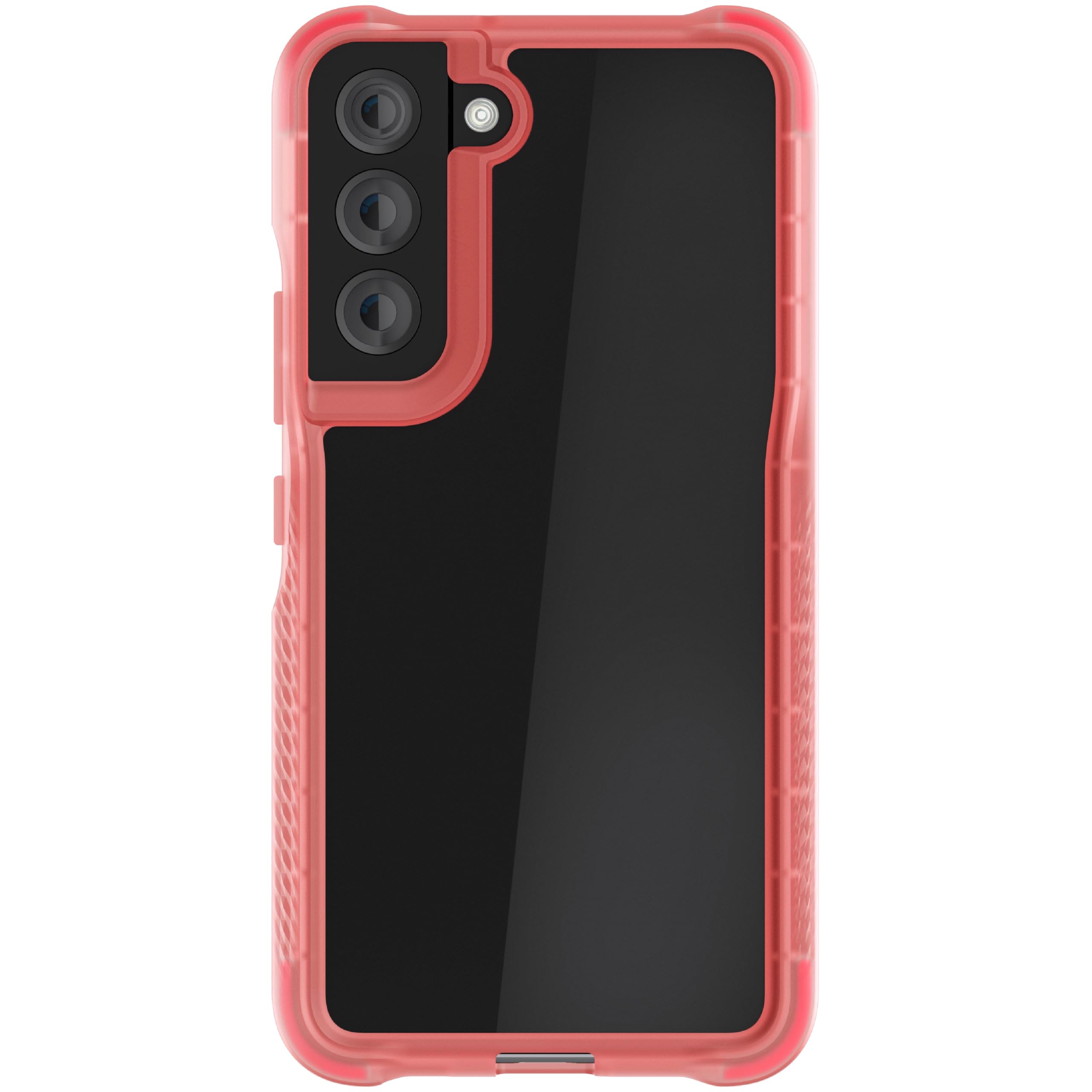 Ghostek Covert Clear Pink Samsung S22 Case For Women Premium Protective Phone Cover Screen And Camera Lens Protection Wireless C