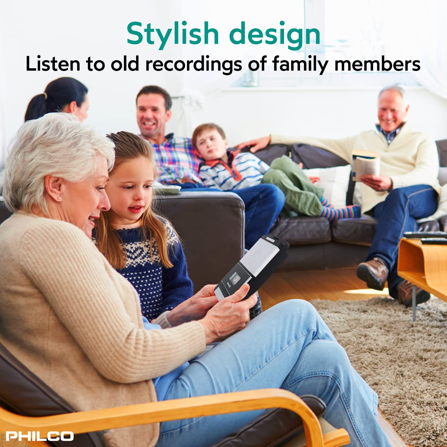 Philco Digital Cassette Recorder   Portable Tape Player, Recorder & Cassette To Mp3 Converter