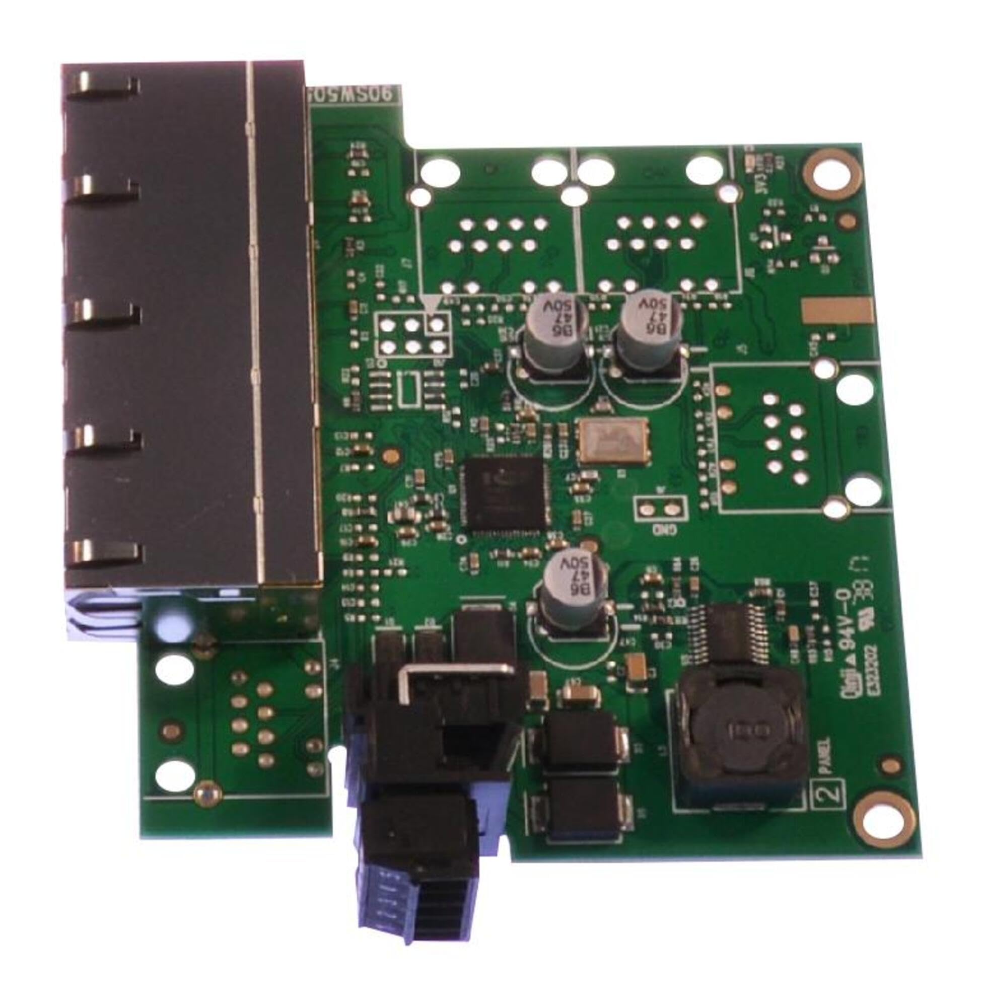 Brainboxes SW-104 Industrial Embeddable 4 Port Ethernet Switch 4 X Fast Ethernet Network Twisted Pair 2 Layer Supported Plug-in