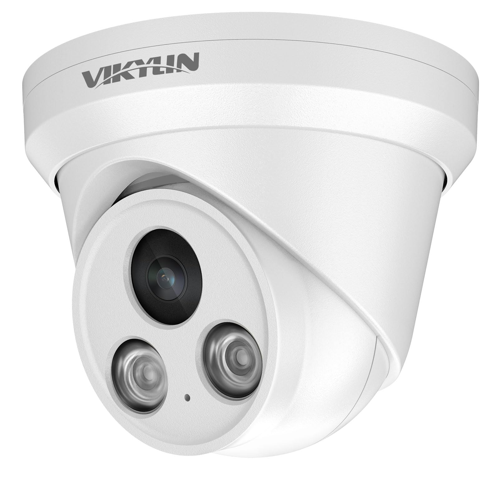 Vikylin 8Mp Ip Poe 4K Turret Camera,Buit In Mic, Ai Human/Vehicle Detection,98Ft Exir 2.0 Ir Night Vision, 2.8Mm Lens,Ip67 Outdo