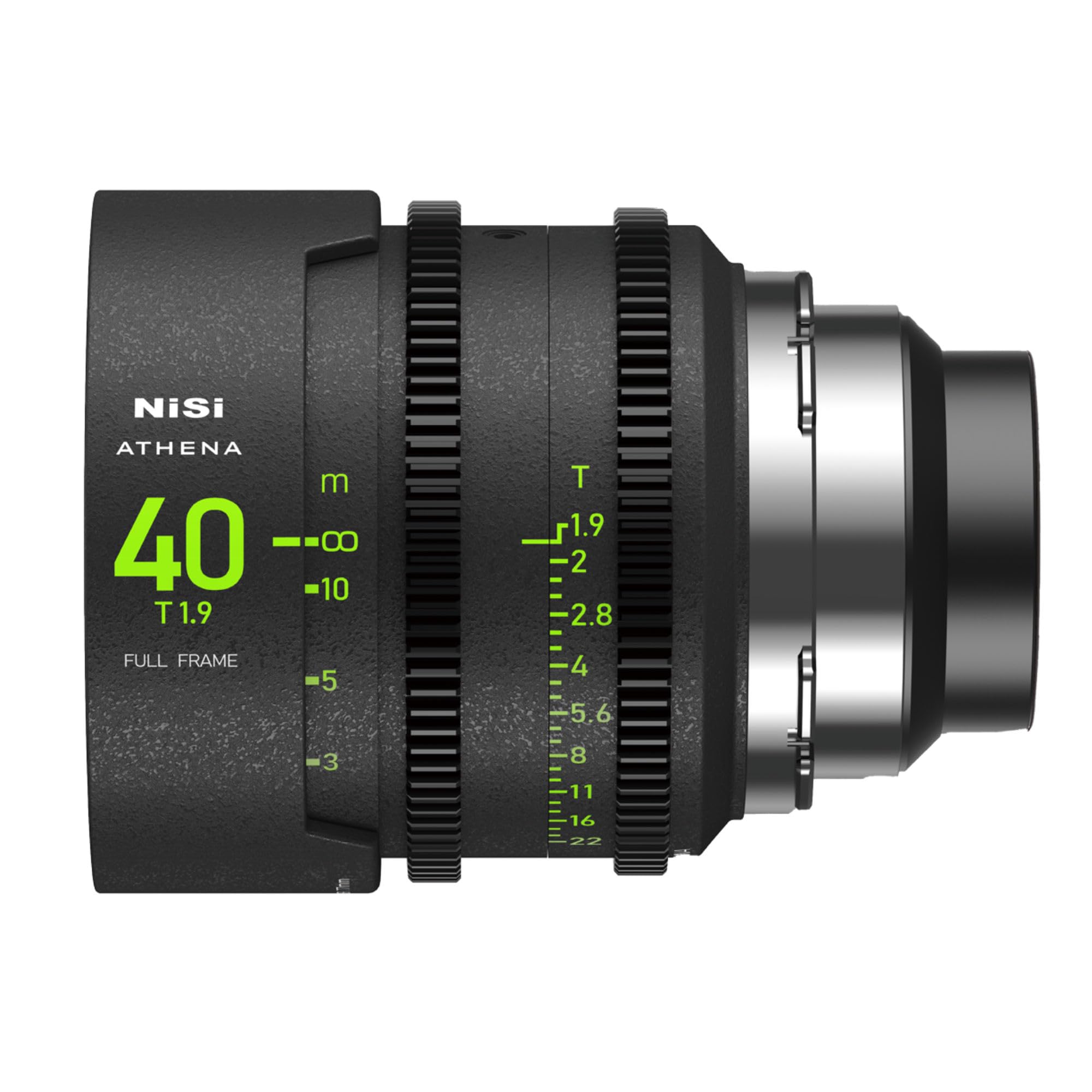 NiSi - Athena Prime 40mm T1.9 Full Frame Cinema Lens, Compatible with ARRI PL Mount Cameras, Wide Angle Lens Full Frame, Quality