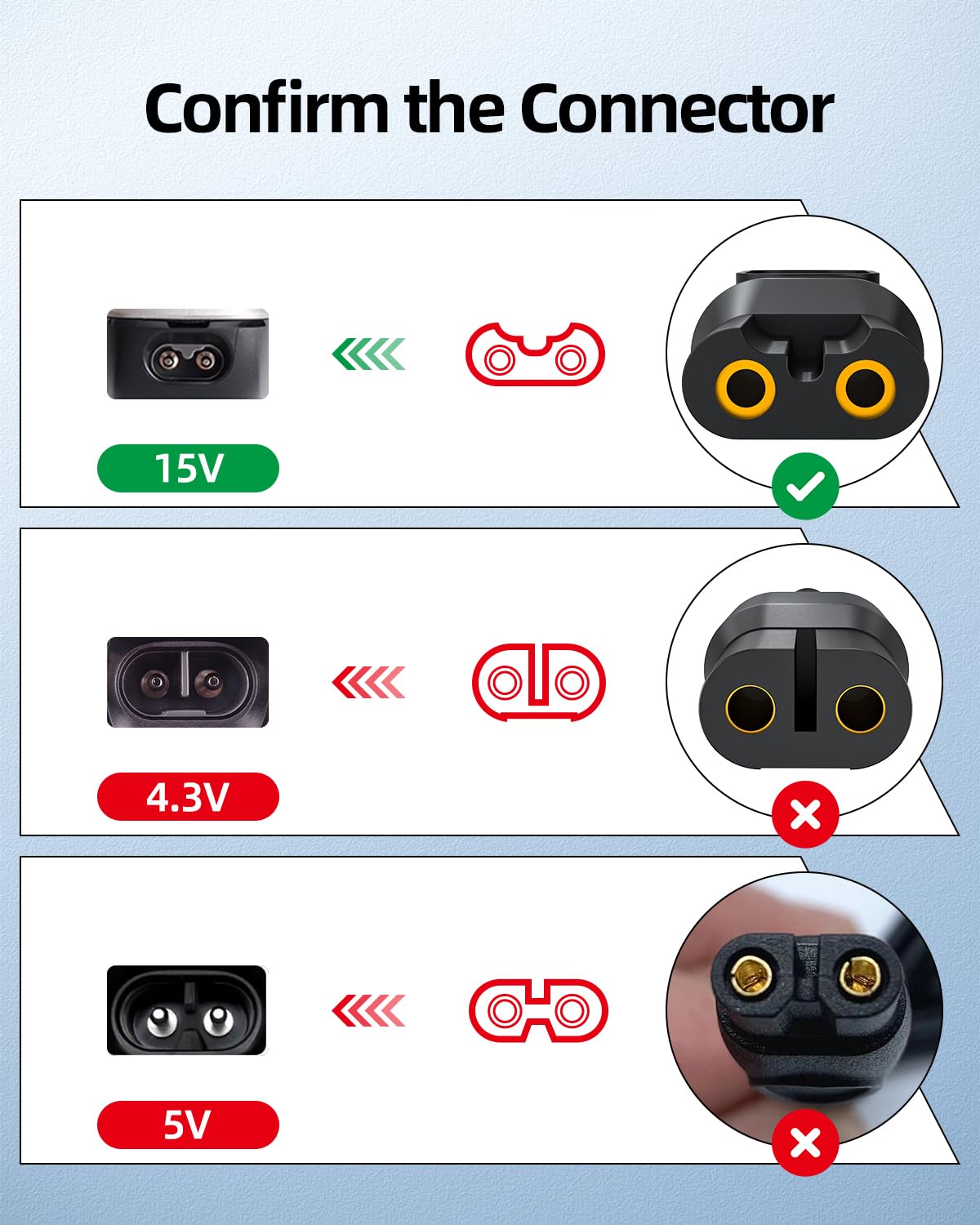 Nicpower Charger Cord for Philips Norelco HQ8505 Series - Compatible Replacement Power Cable