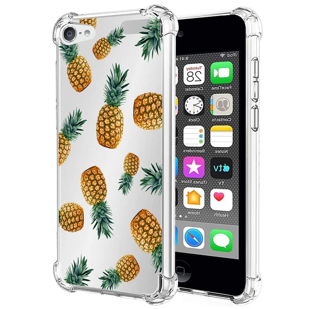 Vavies Case For Ipod Touch 7 / Ipod Touch 6 / Ipod Touch 5 Case For Girls Women, Slim Shockproof Clear Pattern Soft Flexible Tpu