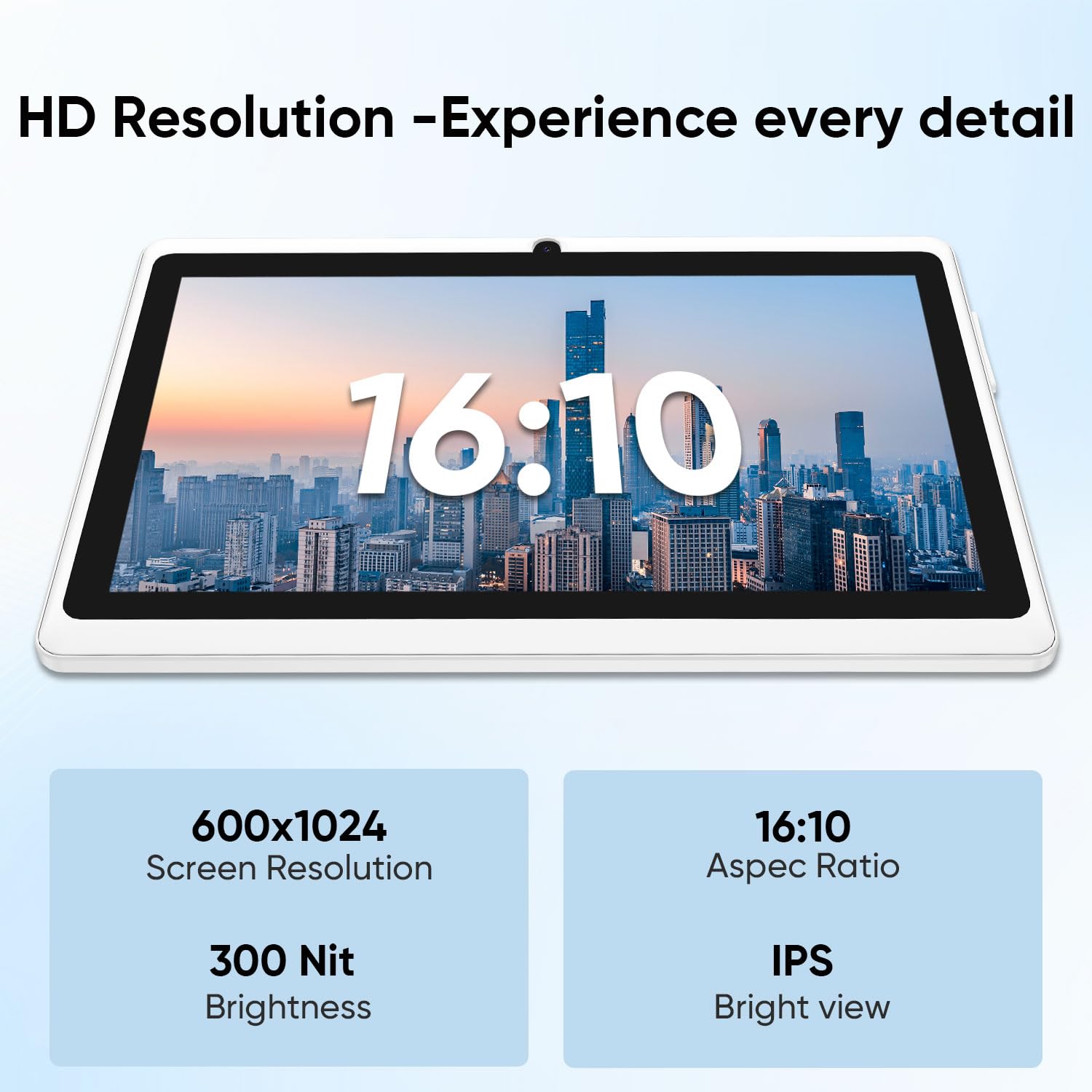 Hnvhnv Android 15 Tablet 7 Inch Tablet, 9Gb Ram 32Gb Rom 1Tb Expansion, Quad-Core Processor, Dual Camera, 5G/2.4G Wifi, Bluetoot