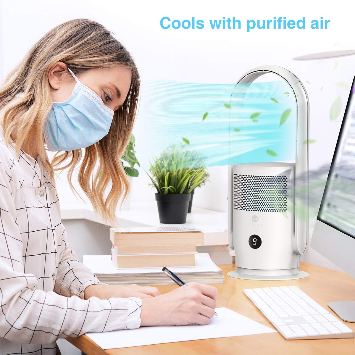 Ultty H13 Hepa Replacement Filter With Medical Coating, True Hepa Filter For R021/ R020 Purifying Fan, Medium