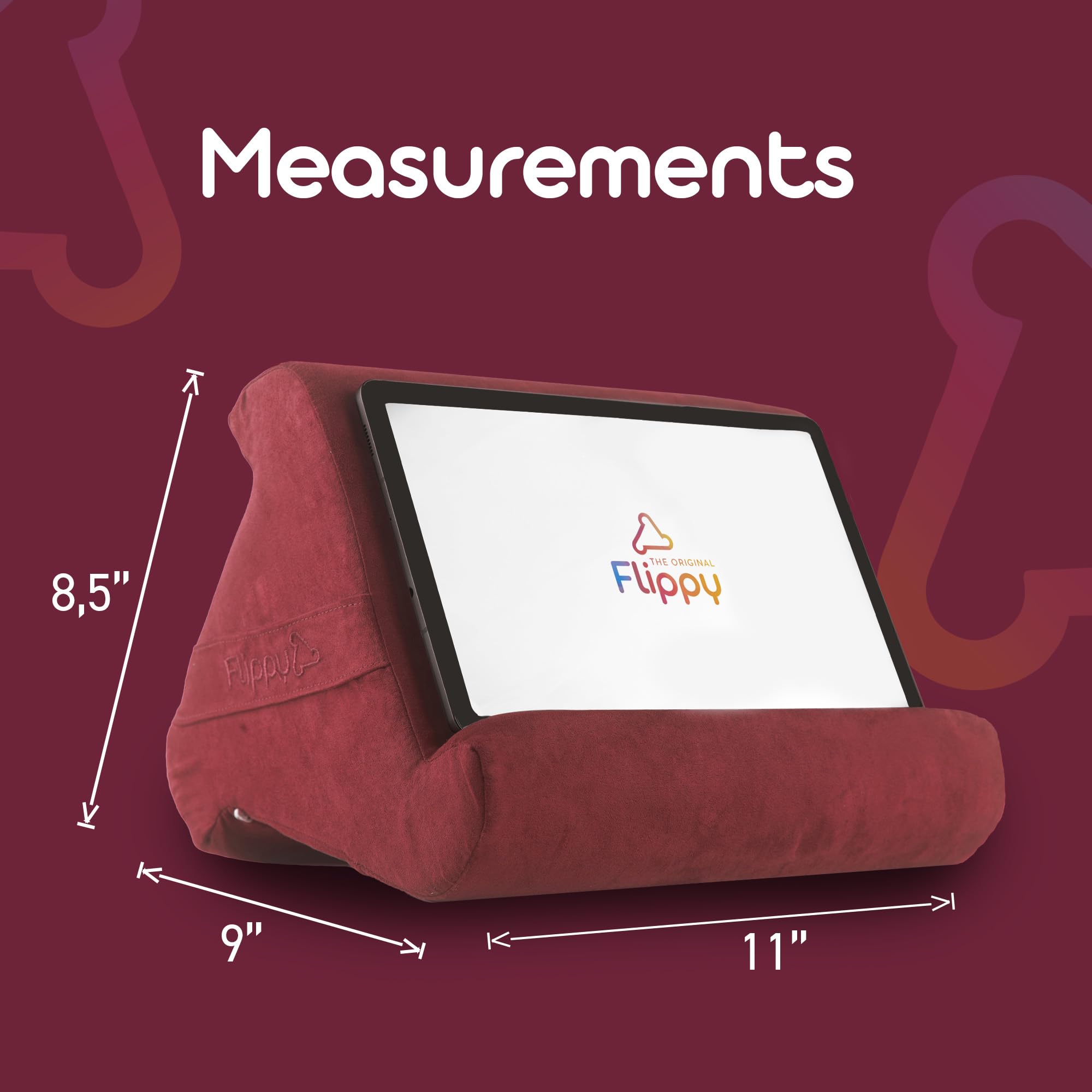 Flippy Tablet Pillow Stand   Tablet Stand, Tablet Holder For Bed, Reading   Lap Stand Compatible With Ipad, Kindle, Samsung   Ne