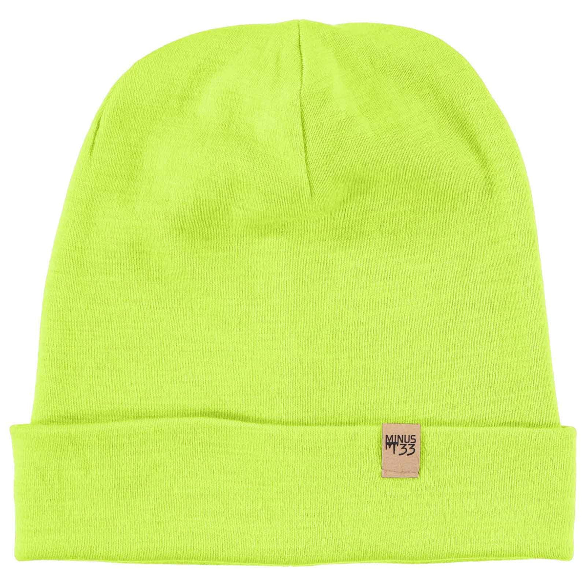 Ridge Cuff Beanie   100 Merino Wool   Warm Winter Hat   High Visibility