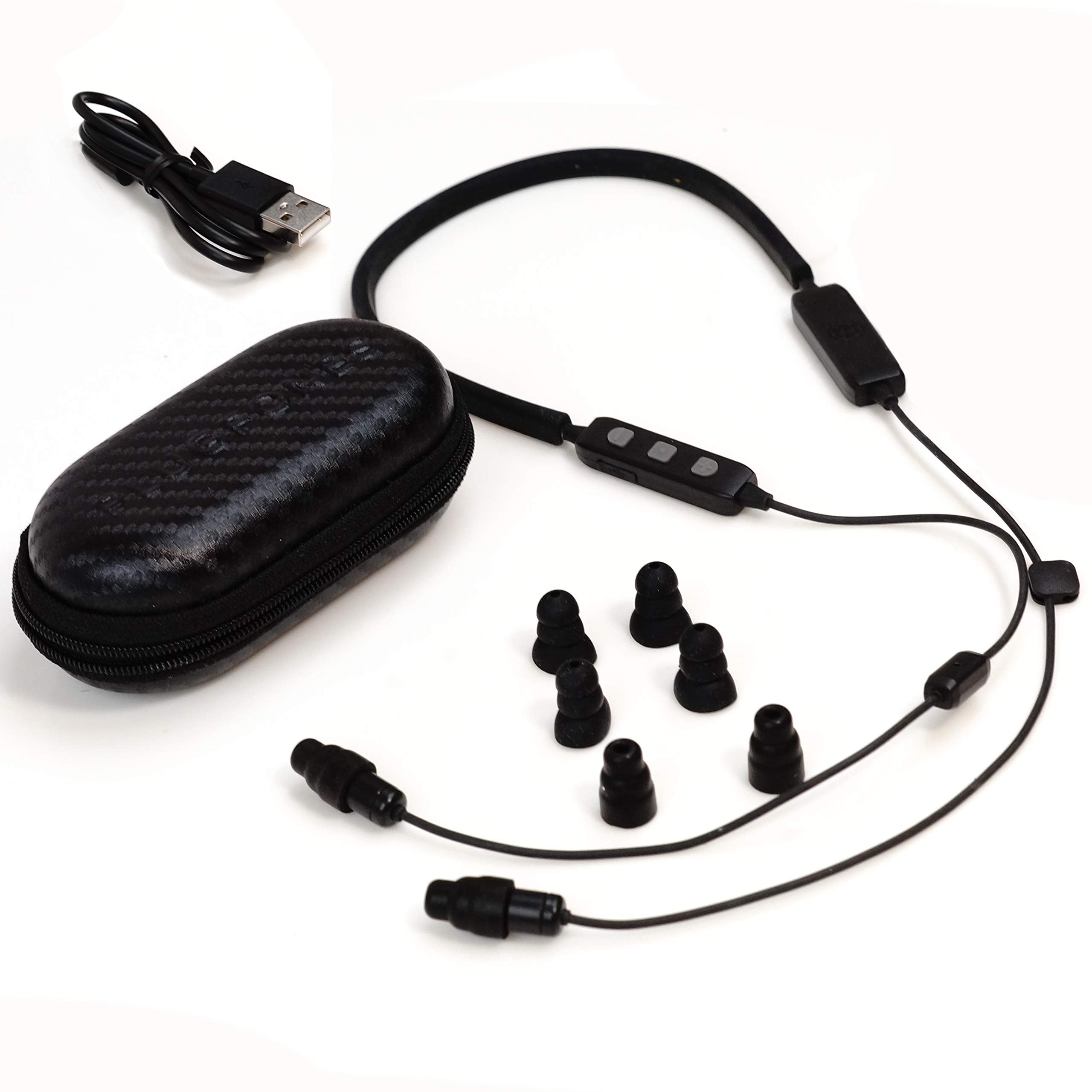 Plugfones Liberate 2.0 Wireless Bluetooth In Ear Earplug Earbuds  Noise Reduction Headphones With Noise Isolating Mic And Contro