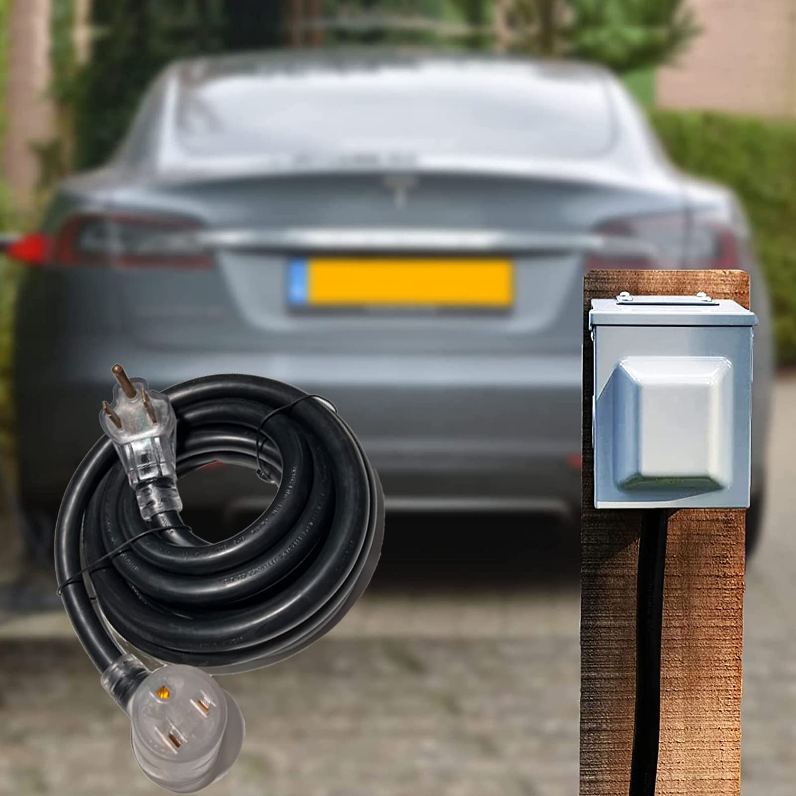 Suplevel 250 Volt Welder Extension Cord 15 Feet, Nema 6 50 Stw 8Awg/3C Heavy Duty Industrial Welder Cord With Lighted End, For H