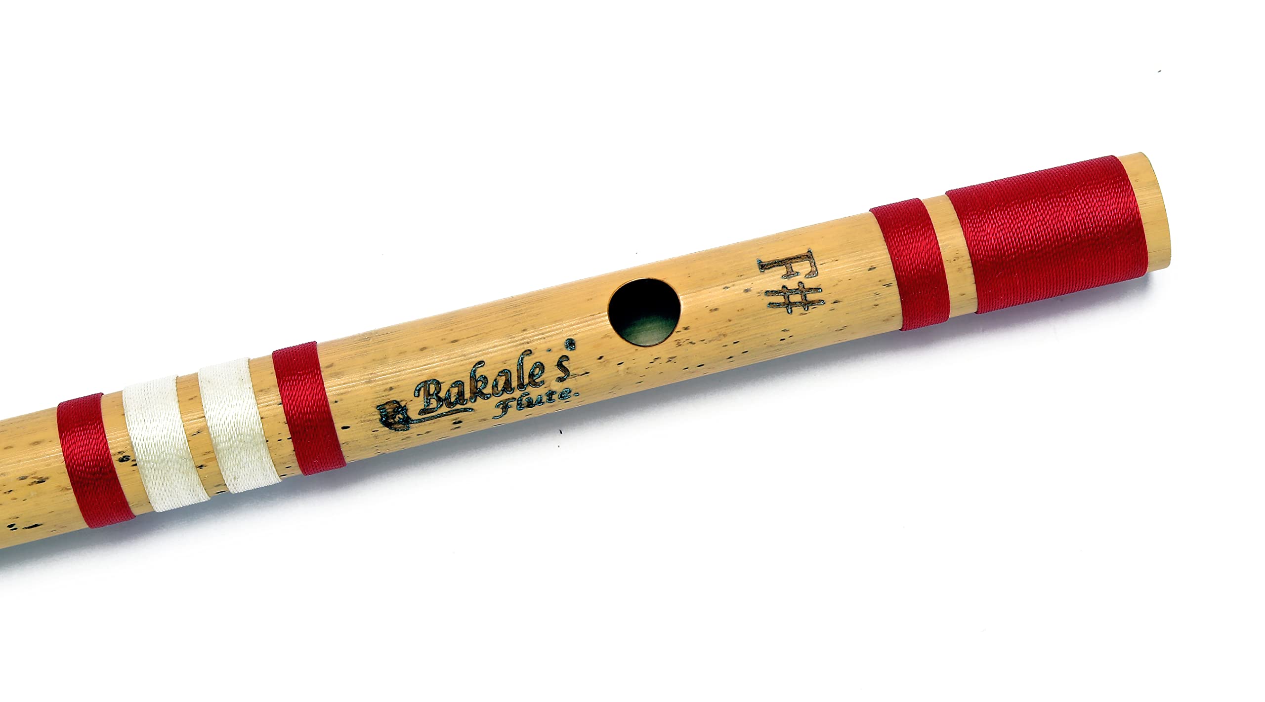 Bakale Flutes F# Bass Bansuri Flute Left Handed  27 Inches  440Hz