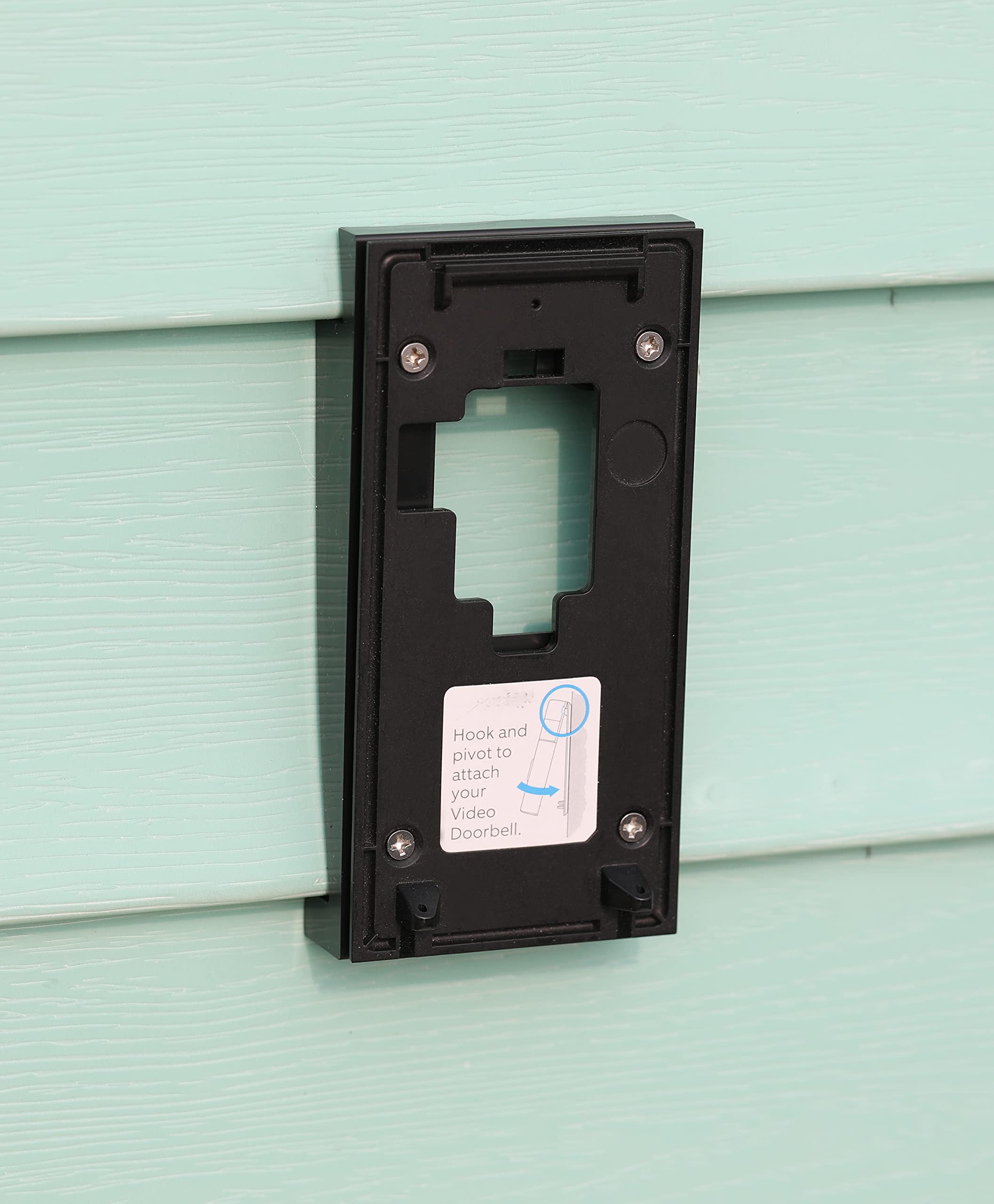 Vinyl Siding Mount Compatible With Ring Video Doorbell 2020, Video Doorbell 2, 3, 4, 3Plus (4'' Standard Vinyl Only, Not For Rin