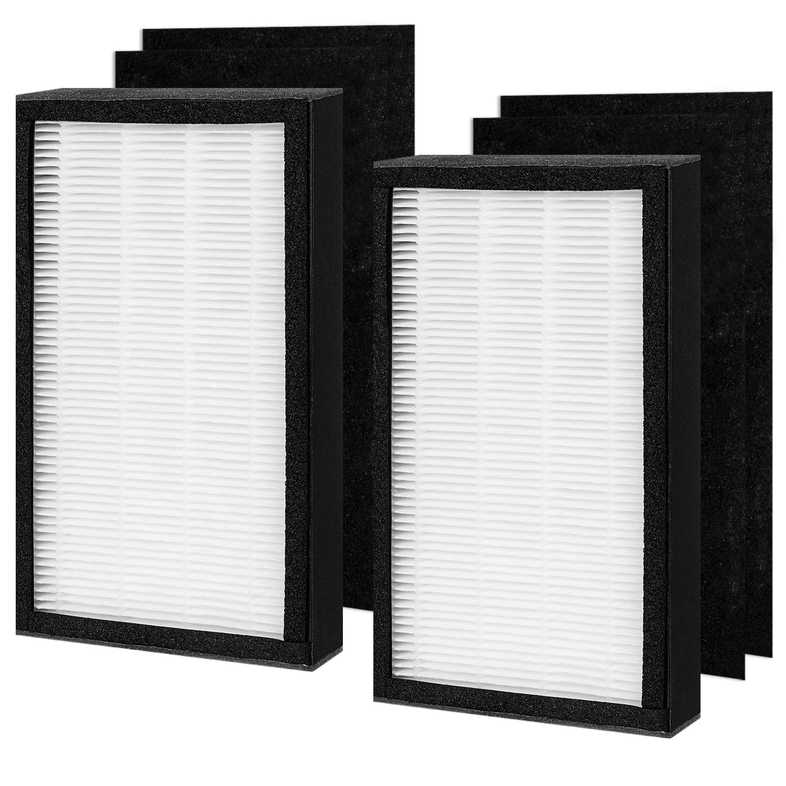 Flt4100 Replacement Filter E Compatible With Germ Guardian Ac4100, Ac4100Ca, Ac4150Bl Series Air Purifier, 2 True Hepa Filter &