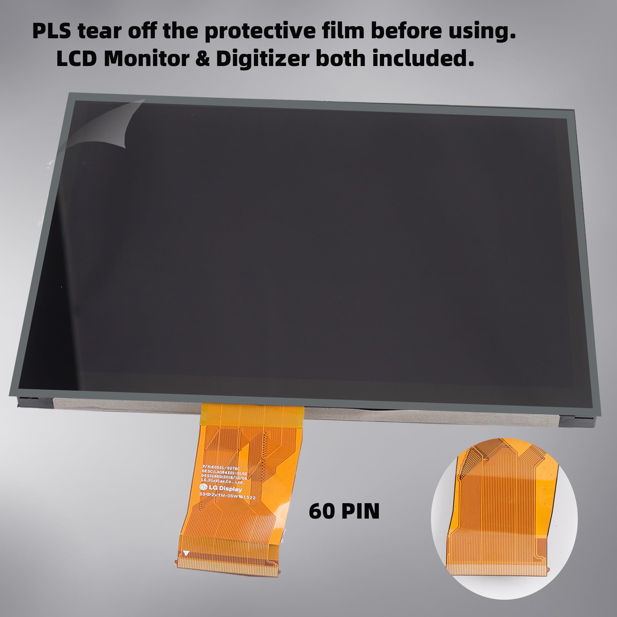 Dasbecan Uconnect 8.4'' Navigation Lcd Touch Screen 4C Uaq Nav Radio Compatible With Dodge Ram Jeep Chrysler 2017 2022 La084X01(