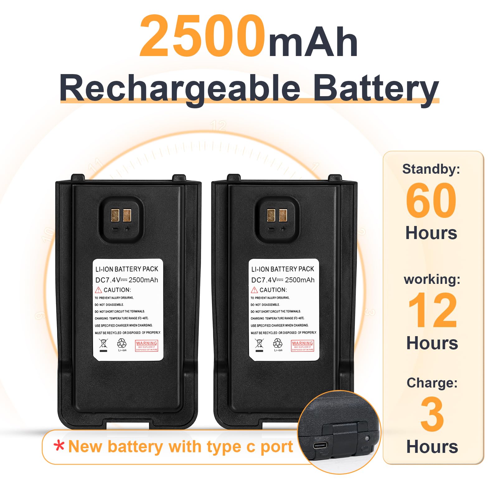 (2Nd Gen)Tidradio Td H8 10Watt Ham Handheld Radio, Bluetooth Programming, Repeater Capable Dual Band Long Range Two Way Radios W