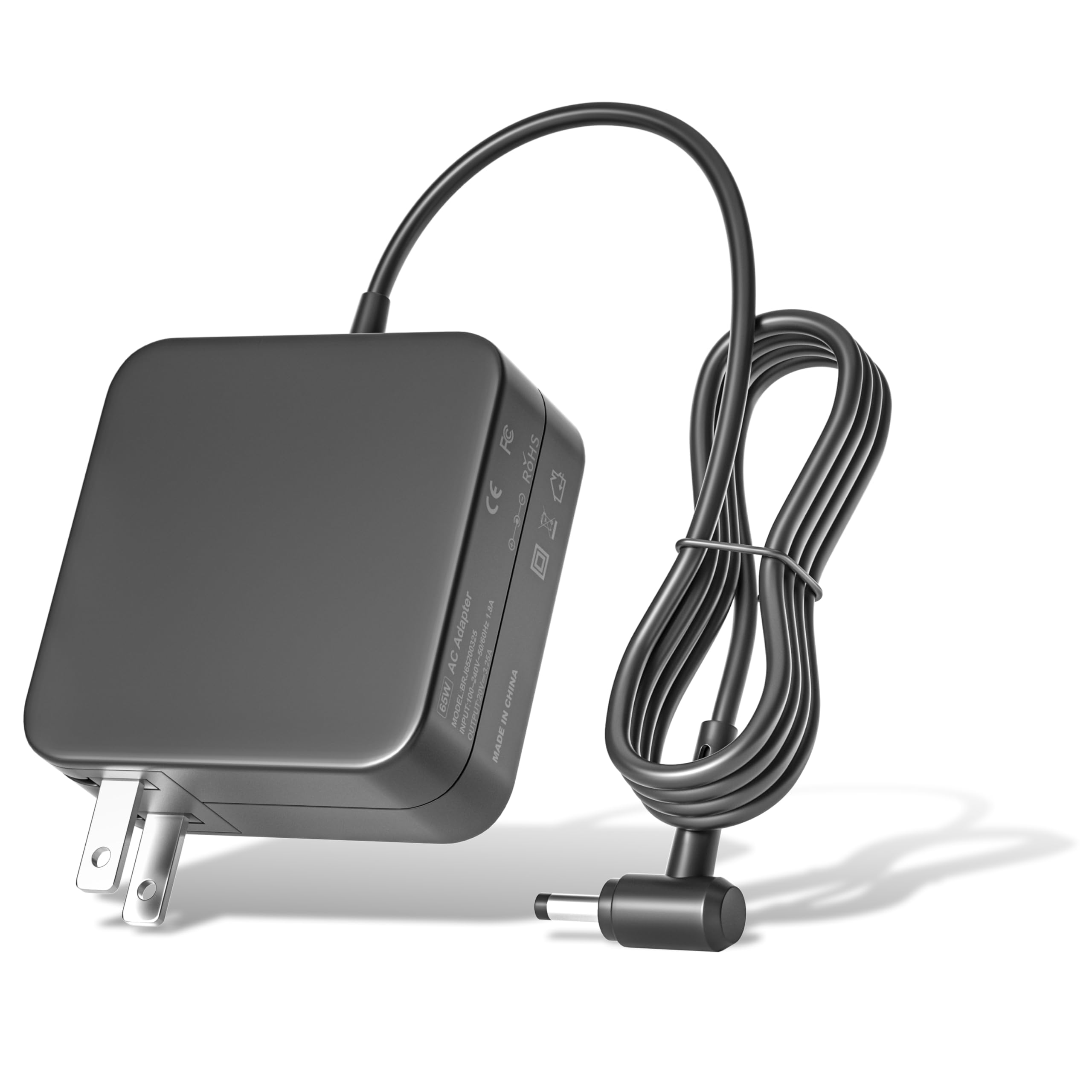 65W Ac Adapter Power Cord For Lenovo Ideapad 100S 110 110S 120 120S 310 320 330S S340 510 710S, Flex 4 1470 1580 1130 Flex 5 1570 1470 Adl45Wcc Adlx65Ccgu2A Pa 1450 55Ll Laptop Charger