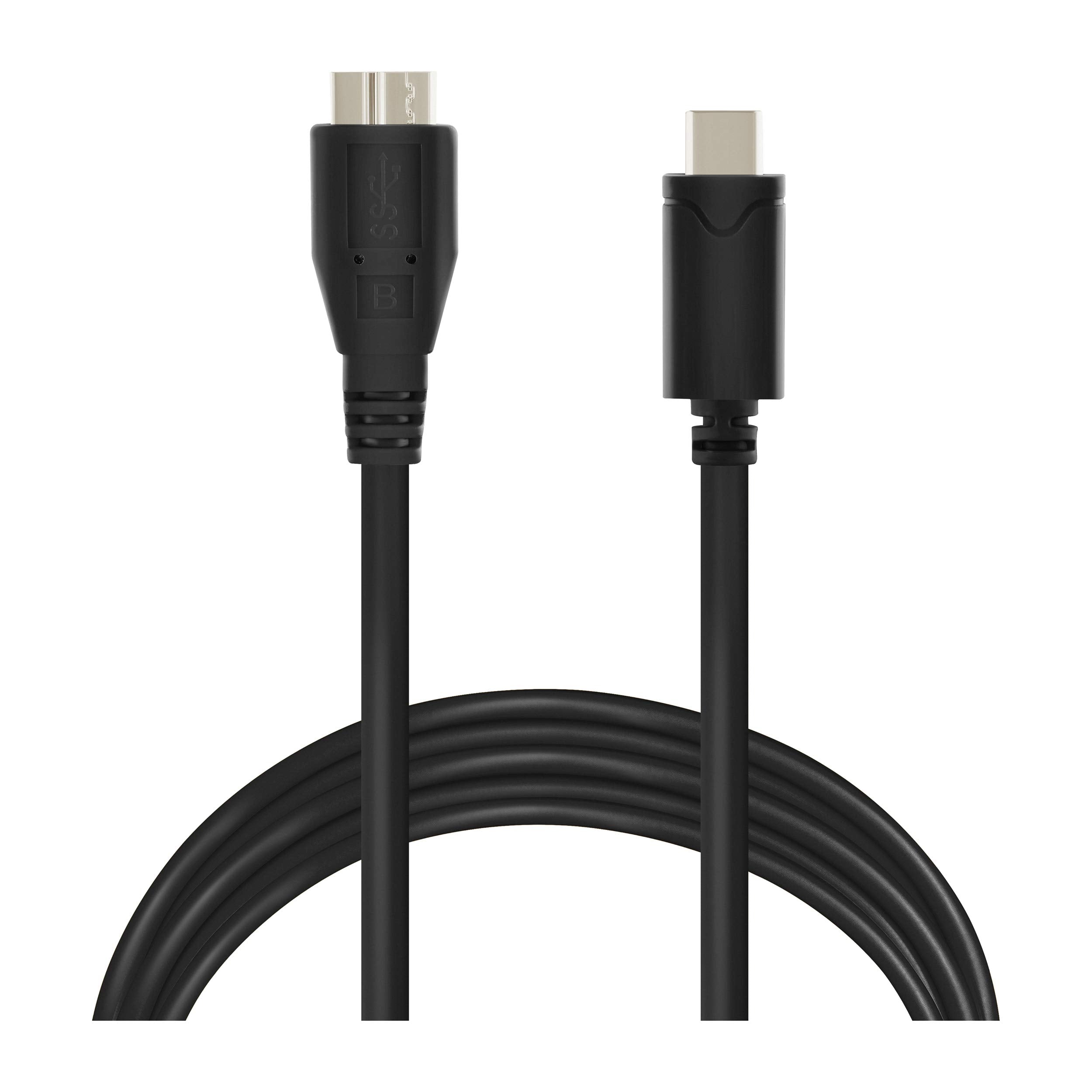 Vebner 20Ft Usb C To Micro B Cable   Extra Long Usb Micro B To Usb C   Extra Long Usb C Micro B Superspeed Tethering Cable