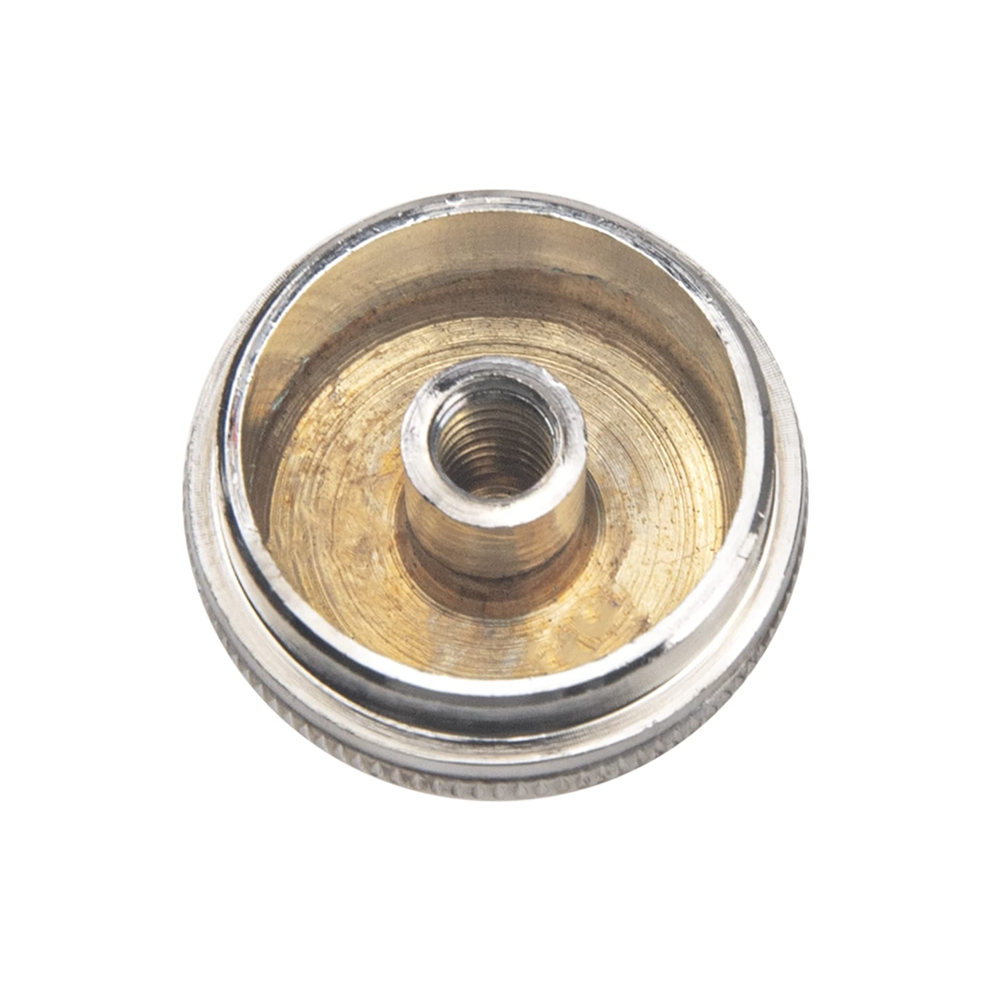 2Pcs Yootones Flute Head Crown Headjoint Screw Cap Compatible With Flute Repair Parts Instrument Accessory (Silver)