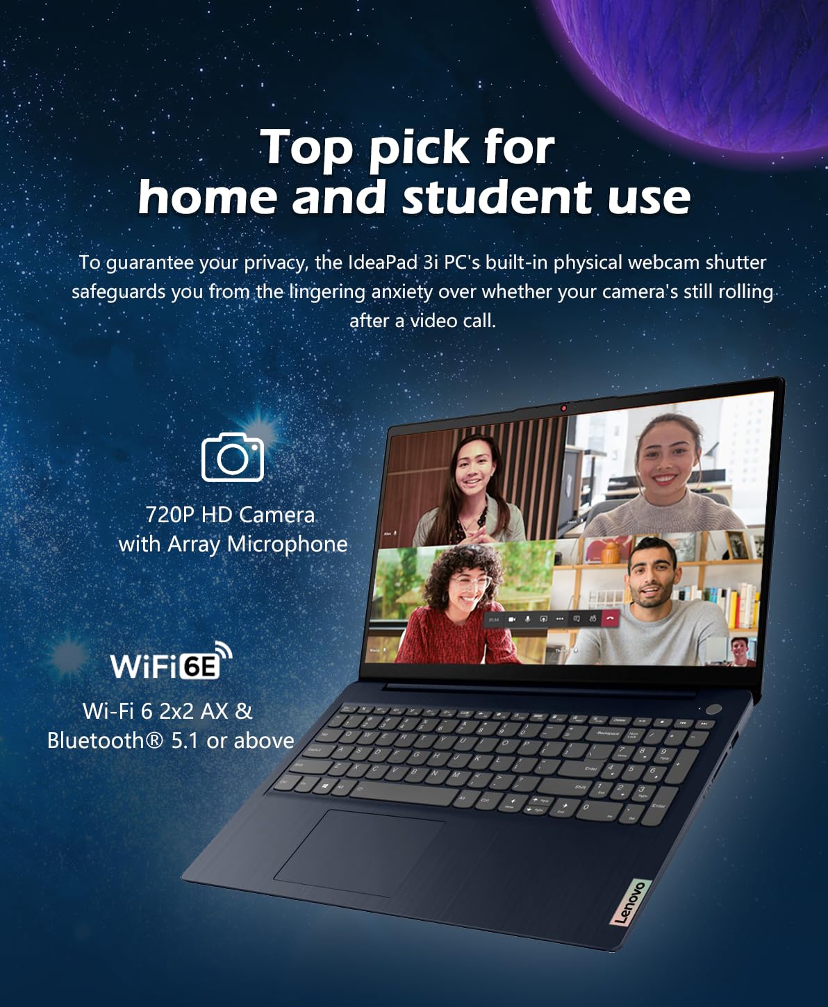 Lenovo 2023 Newest Ideapad 3I Business Student Laptop, 15.6'' Fhd Touchscreen, 12Gb Ddr4 Ram, 512Gb Ssd, Intel Core I5 1155G7 Pr