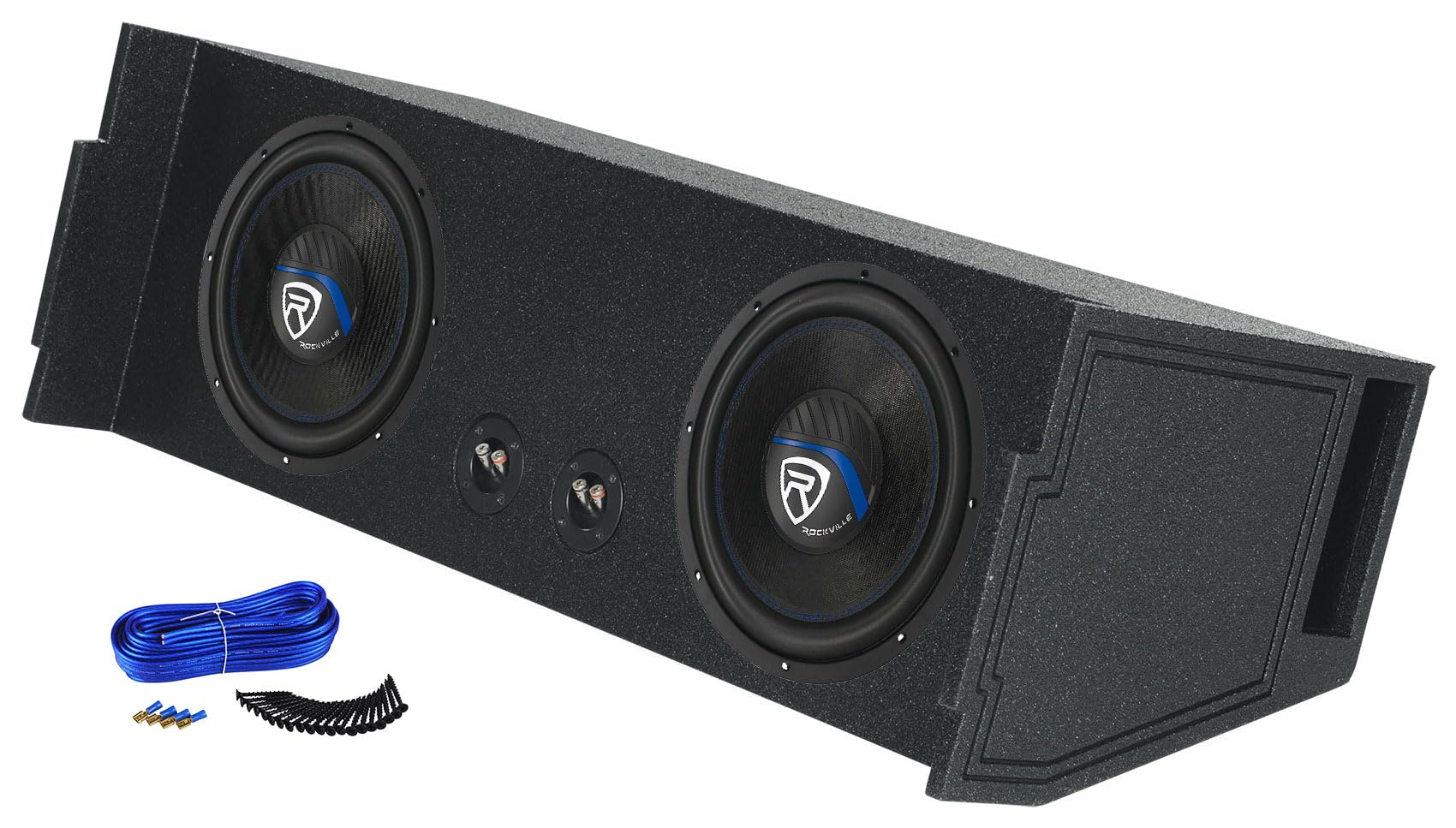 Qpower ''Qbomb'' Dual 12 Vented Empty Woofer Box   All Full Size Suv