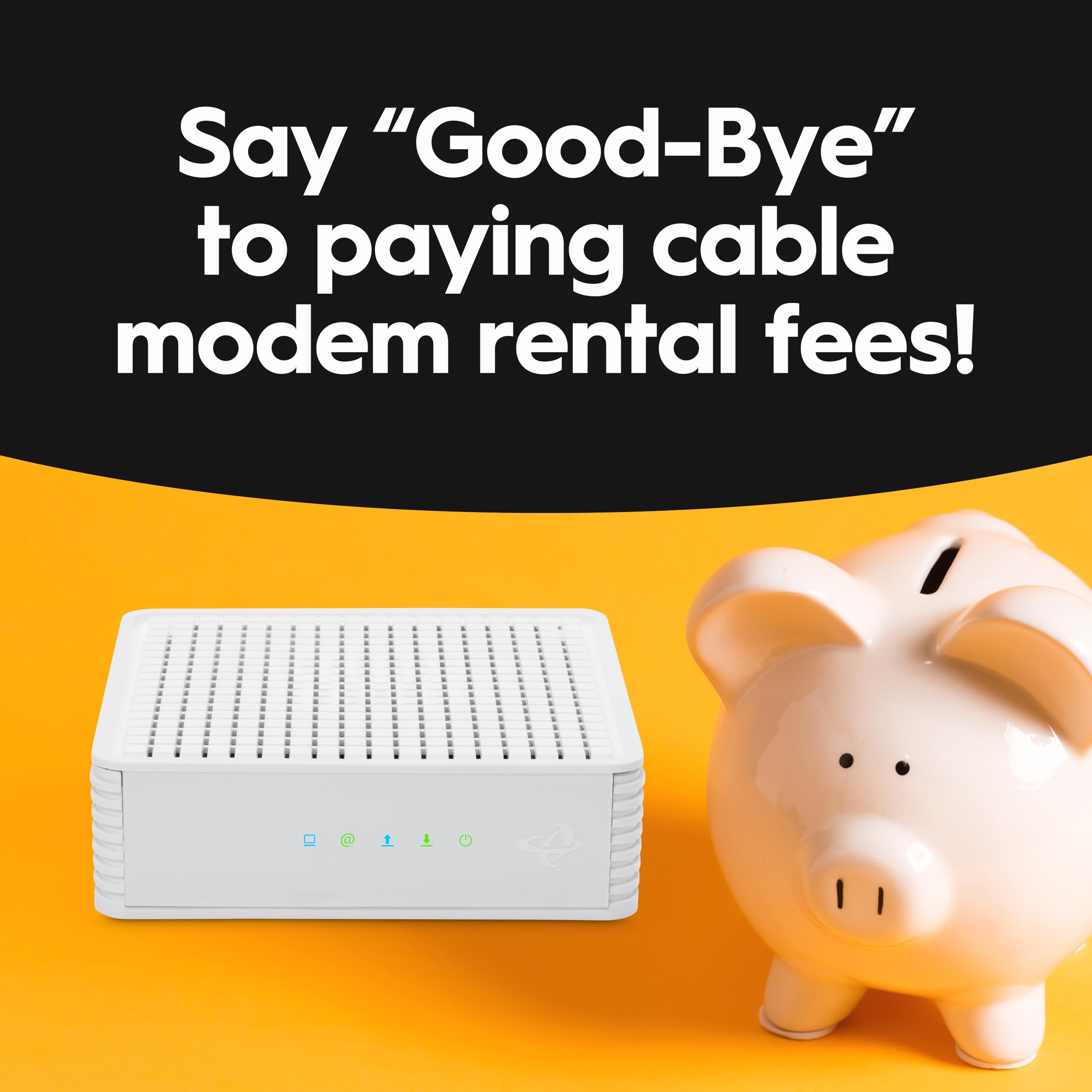 Hitron Coda Docsis 3.1 Modem | 1 Gbps Max Internet Speeds | Certified With Comcast Xfinity, Charter Spectrum, Cox & More | 10X Faster Than Docsis 3.0 | 1 Gbps Ethernet Cable Modem Only