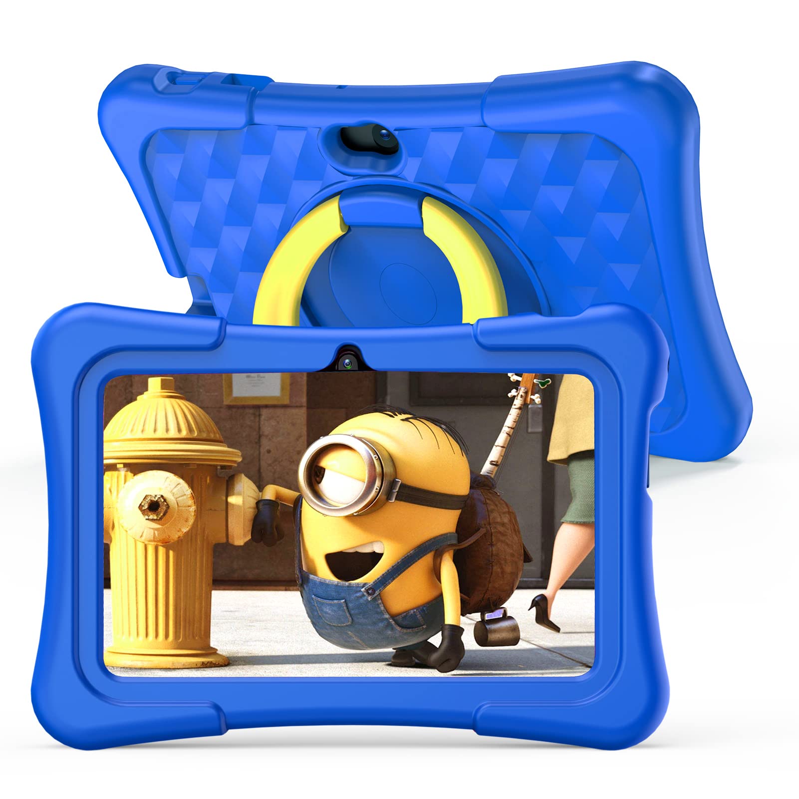 Pritom Toddler Tablet For Kids, 7 Inch Kids Tablets With Wifi, 32Gb, Bluetooth, Camera, Parental Control, Pre Installed Apps Fre