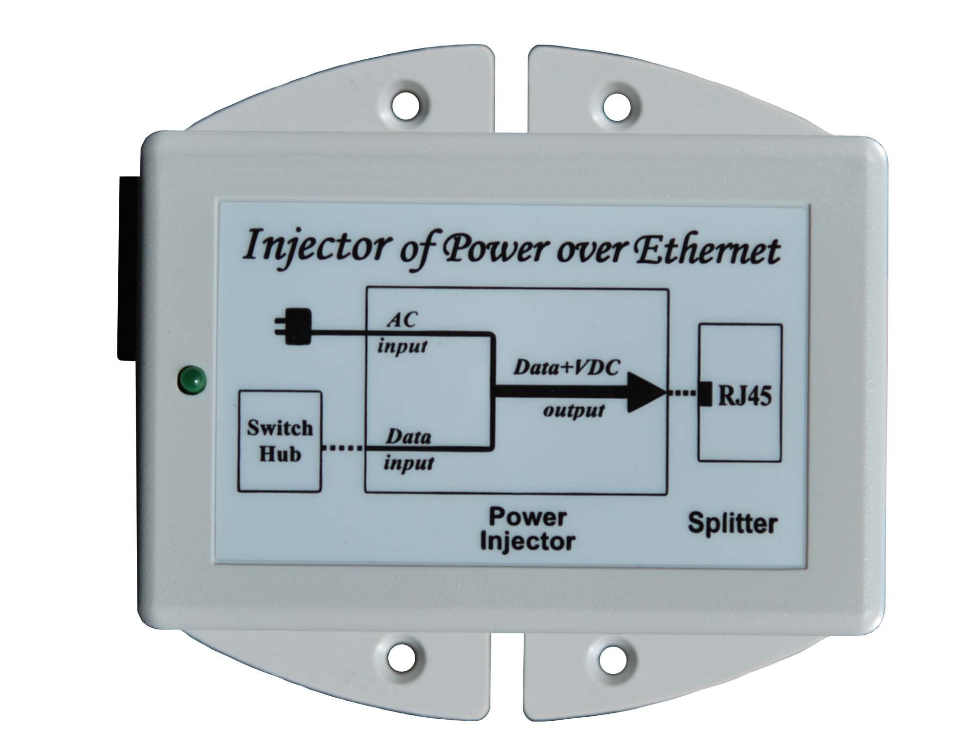 Tycon Systems Tp-Poe-48G 48V 24W Gigabit Passive Poe Inserter Computer Surge Protector