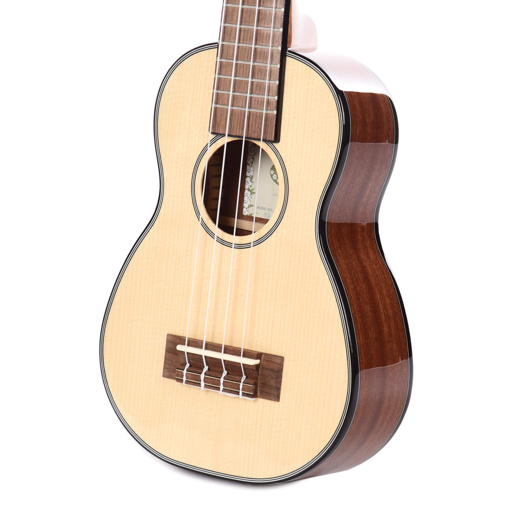 Kala Ka Sslng Soprano Long Neck   Solid Spruce Top / Mahogany Ukulele, Natural, Soprano