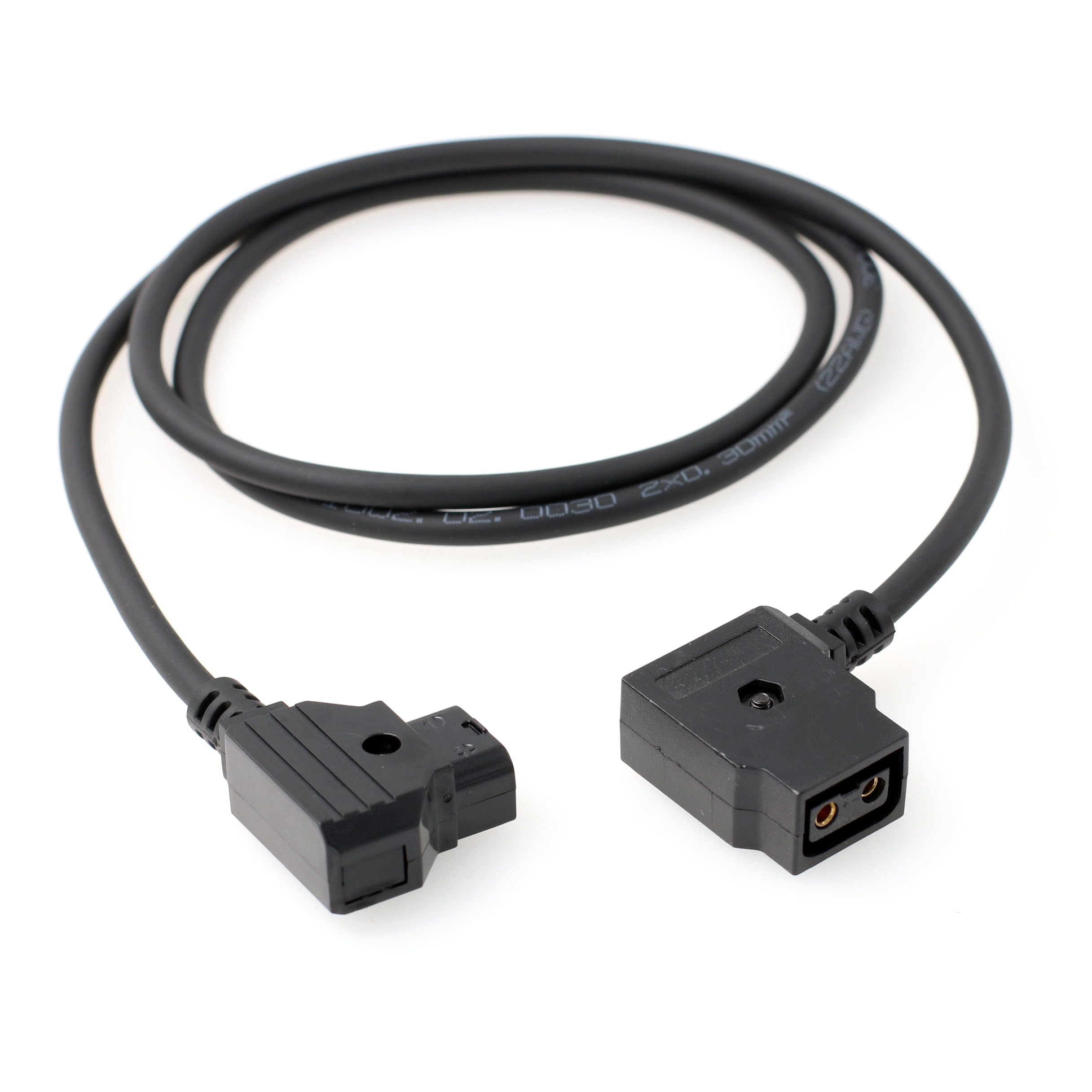 HangTon D-tap P-tap Male to Female Power Extension Cable for Anton-Bauer IDX V-Mount Gold Mount Battery (1m)