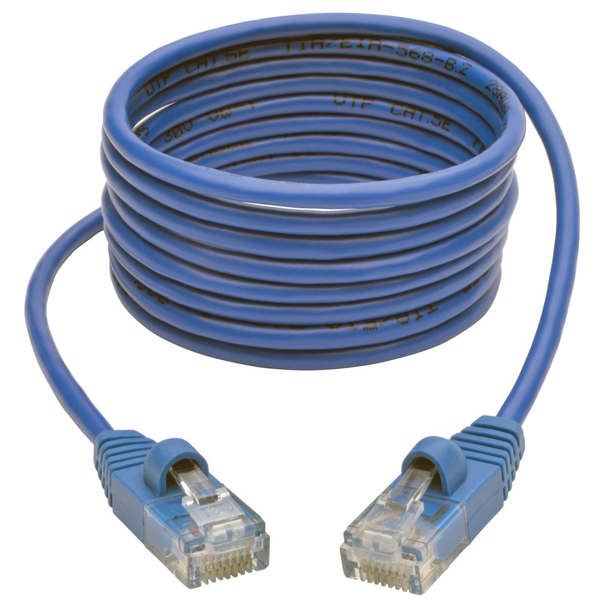 Tripp Lite Cat5E Snagless Molded Slim Utp Patch Cable (M/M), Rj45, Blue, 6 Ft. (N001 S06 Bl)