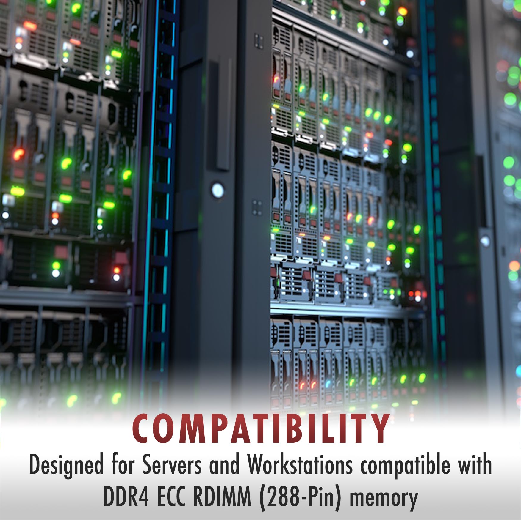 A Tech 128Gb Ddr4 2666Mhz Pc4 21300 Ecc Rdimm 3Ds 8Rx4 Octal Rank 1.2V Ecc Registered Dimm 288 Pin Server & Workstation Ram Memo