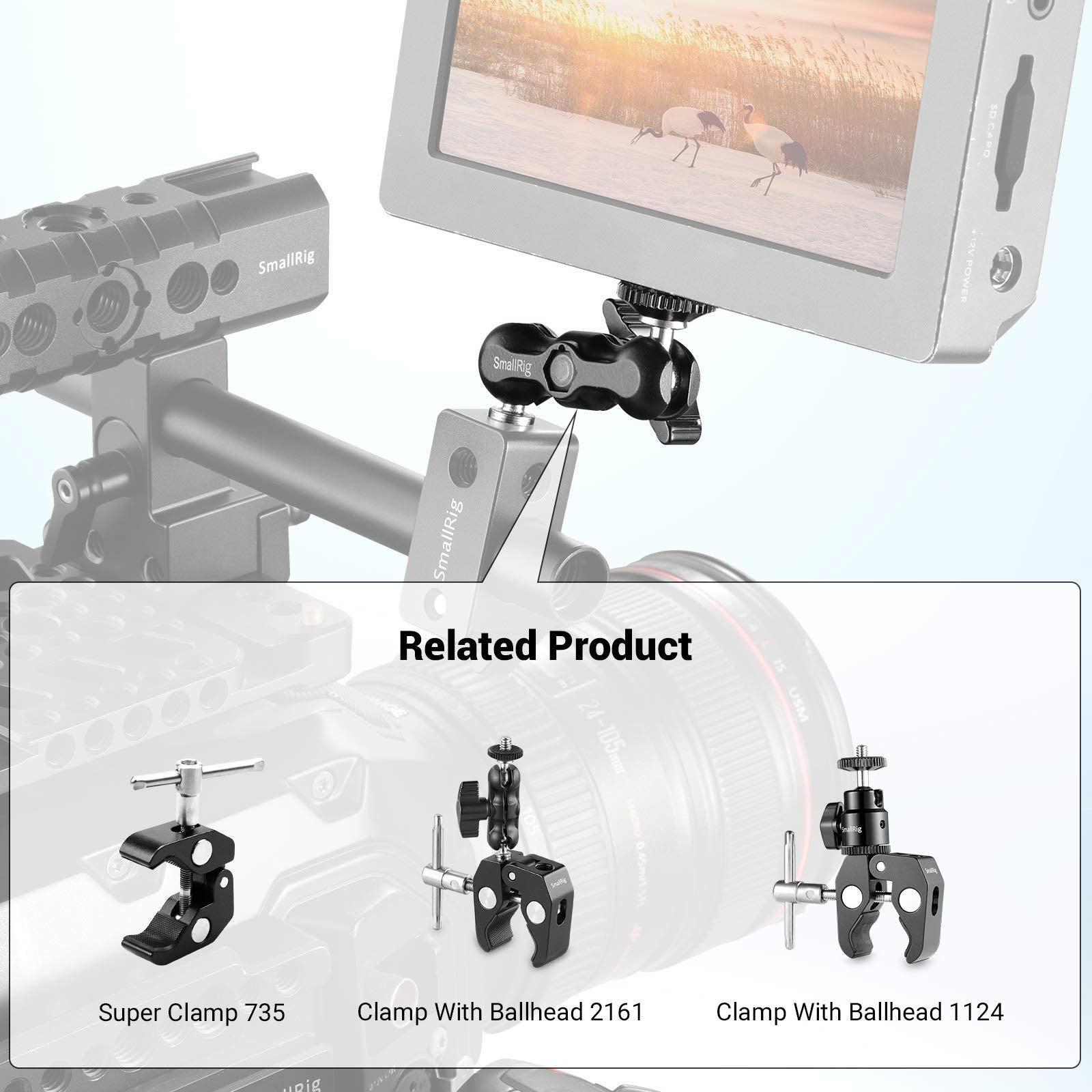 Smallrig Universal Magic Arm With Small Ballhead (2Pcs) 2158