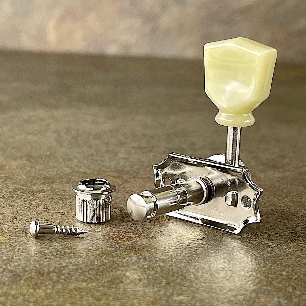 Gotoh Sd90 Mgt 3X3 Locking Tuning Keys With Lock Knob   Nickel