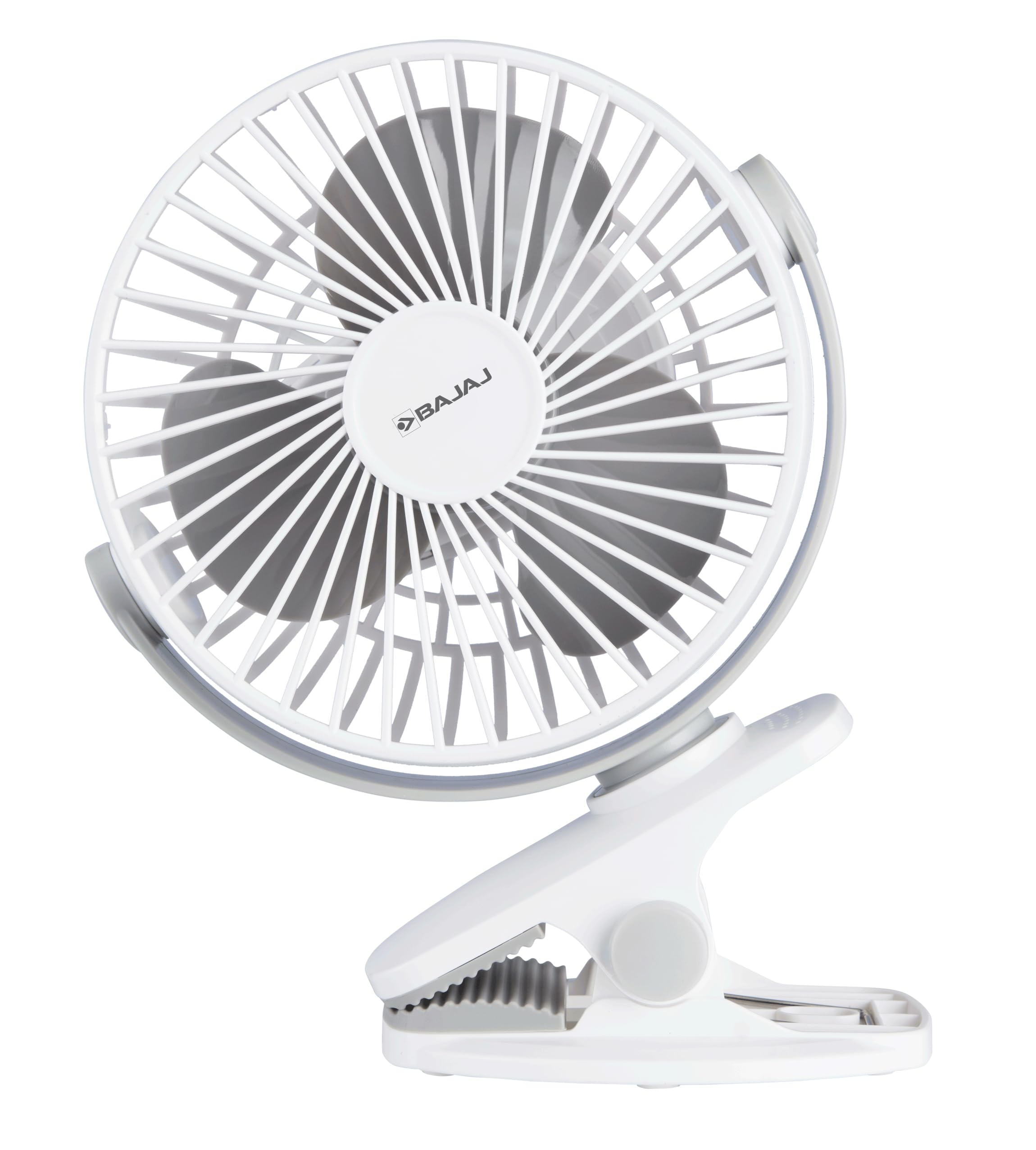 Bajaj Pygmy Mini Fan 110mm | USB Charging Fan | MultiClip Function| Rechargeable Fan| Battery Fan| 4Hr Backup| Silent Operati