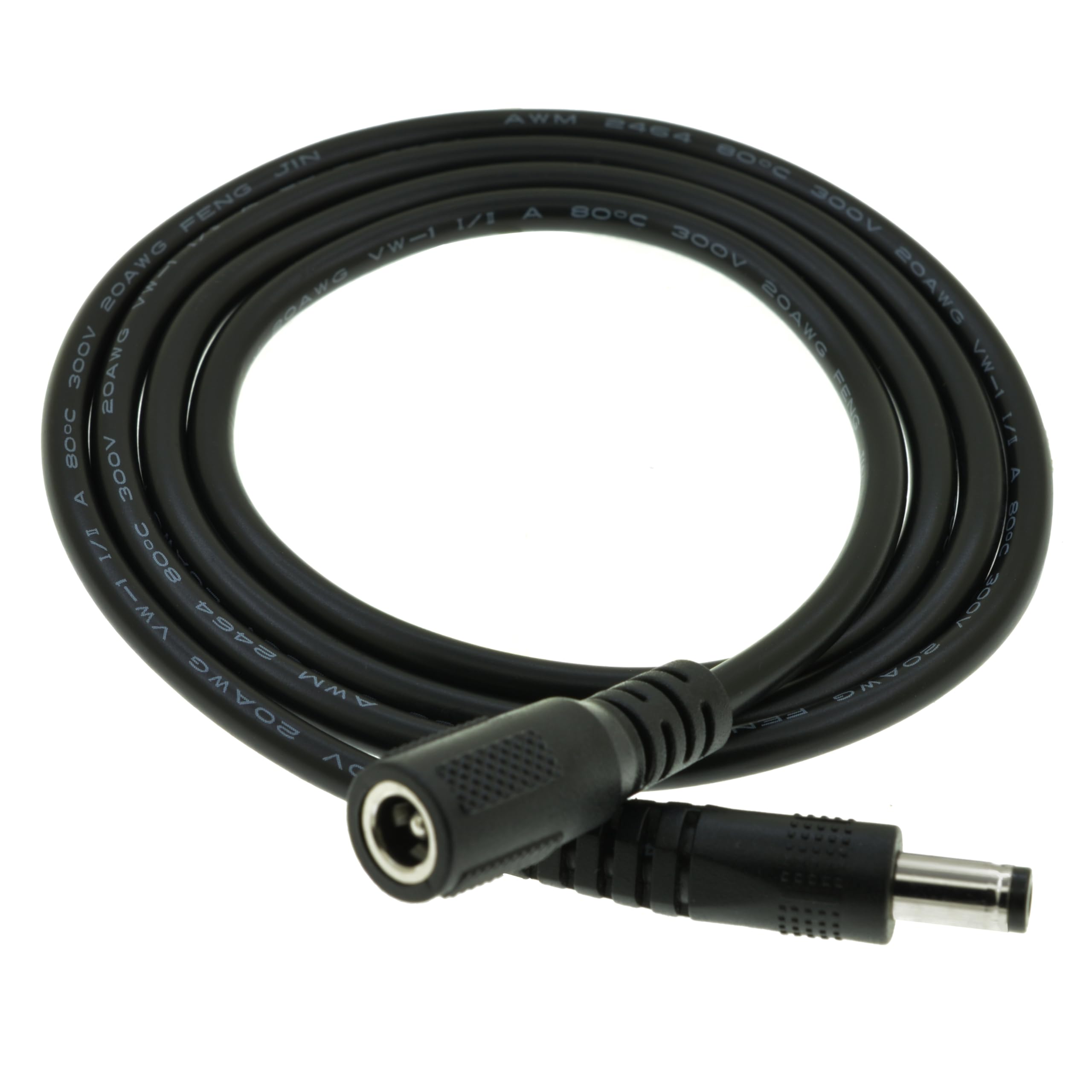 Yikaien [Real 20Awg] Dc Extension Cord, 5.5Mm X 2.1Mm Dc Power Adapter Cable For Security Cameras,Led Strips,Cctv Surveillance,M