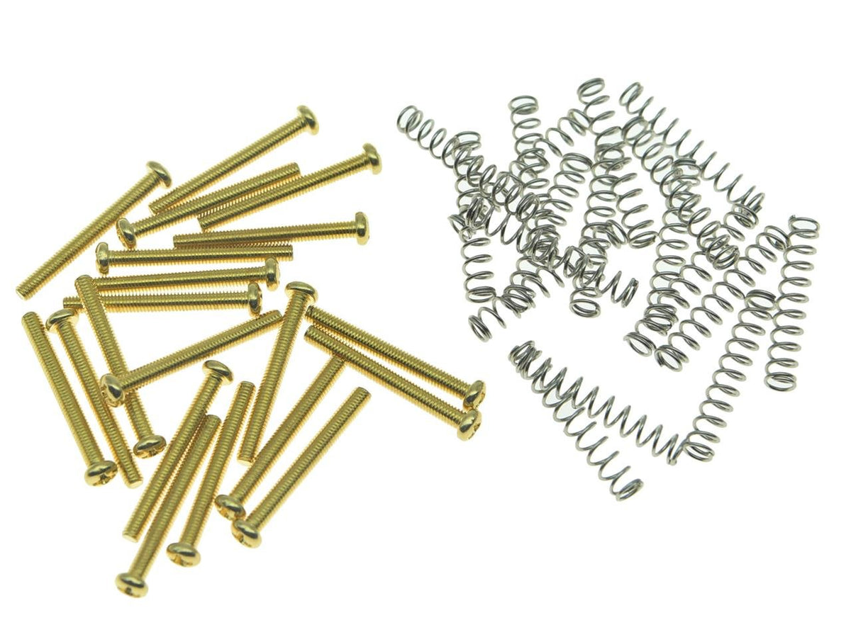 Kaish Pack Of 20 Metric Thread Humbucker Pickup Height Screws Guitar Humbucker Pickup Screws With Springs For Epi Sg Import Pick